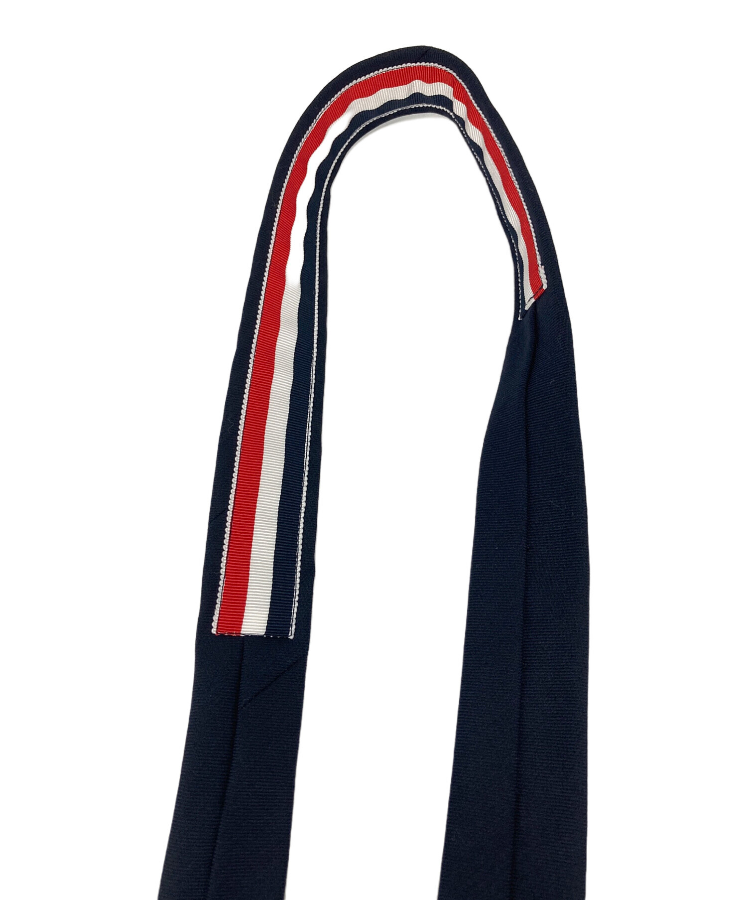 THOM BROWNE ネイビーネクタイ ☆THOM BROWNE (トムブラウン)☆ シルク ネクタイ ネイビー