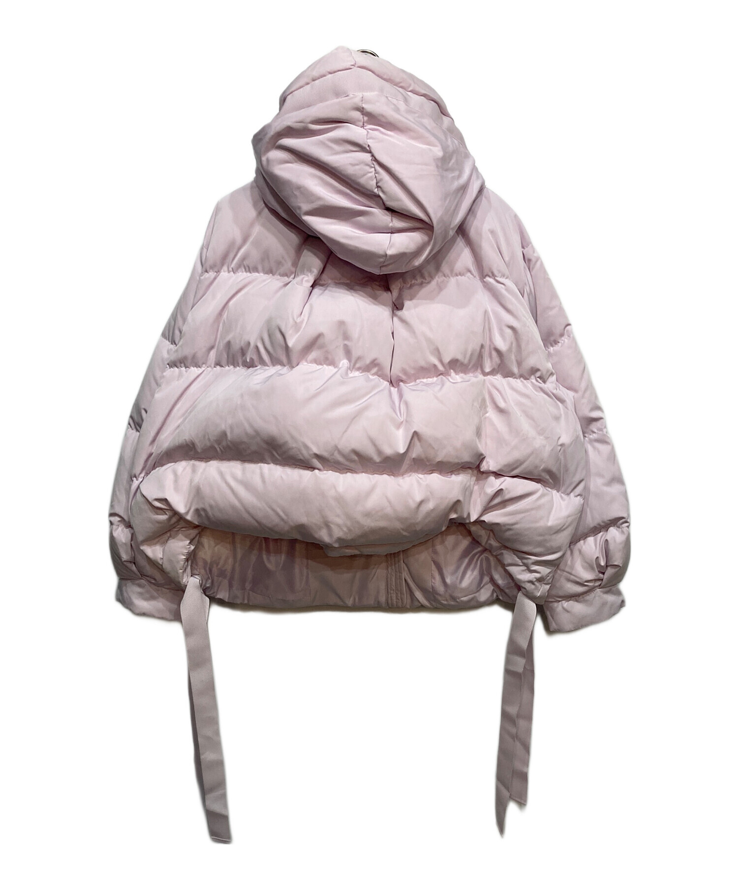 あ*ま様 新品 SNIDEL 西川 アップサイクル ショートダウン ピンク 中古・古着通販】Snidel (スナイデル) 西川アップサイクル