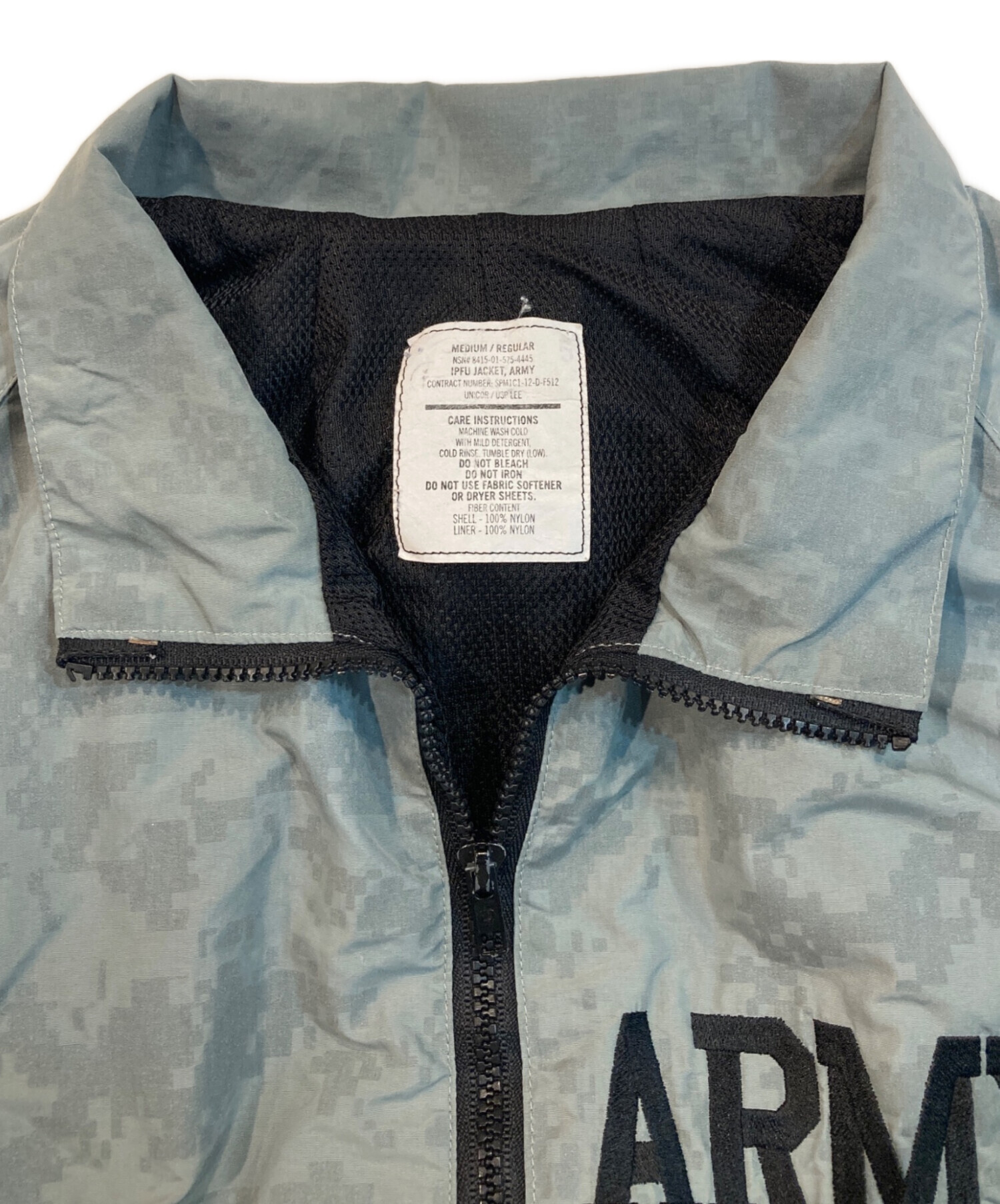 SKILCRAFT ナイロンジャケット 刺繍ロゴ グレー XL 1392 SKILCRAFT ナイロンジャケット 刺繍ロゴ グレー XL 1392 最高