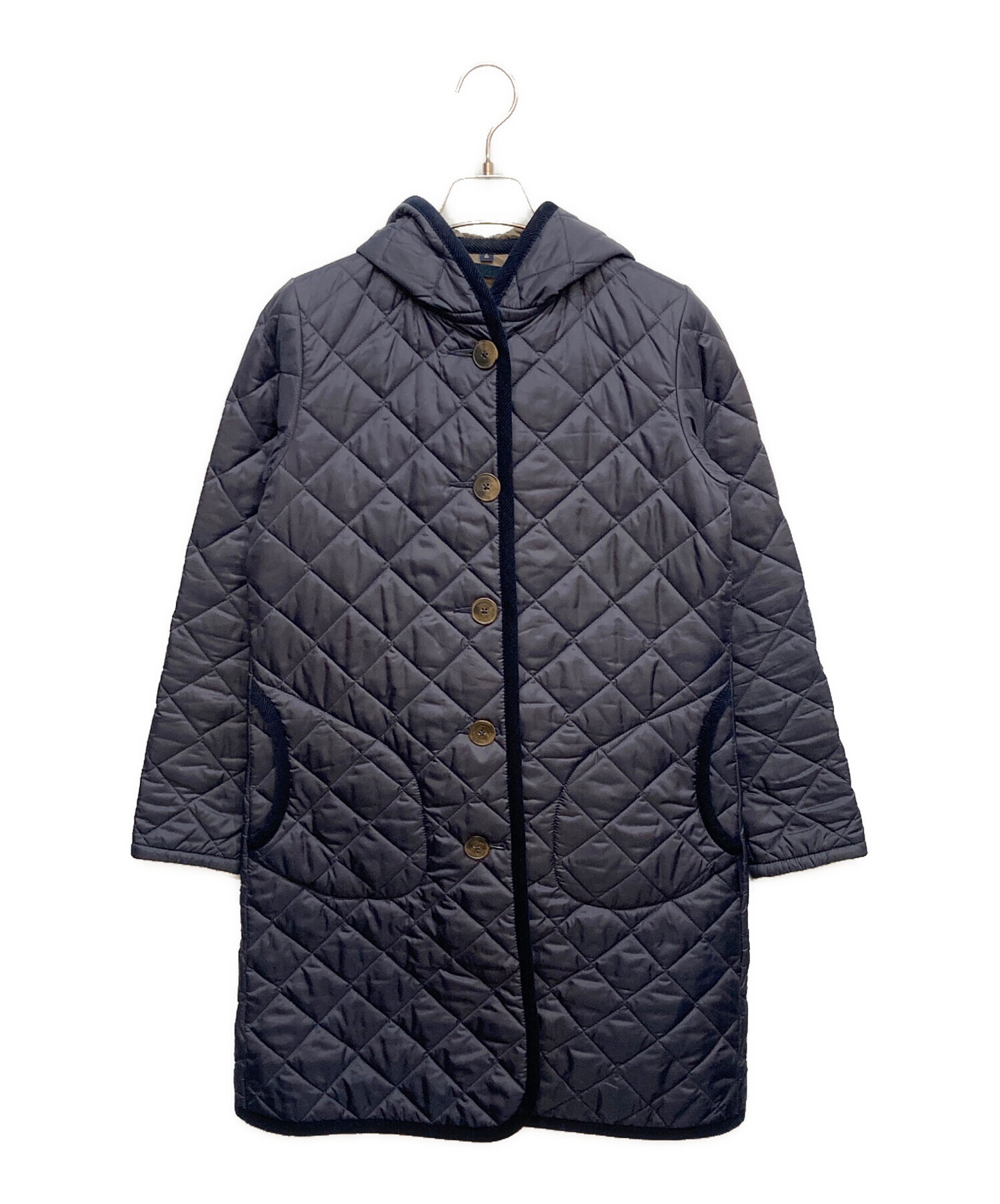 中古・古着通販】LAVENHAM (ラベンハム) キルティングコート パープル 