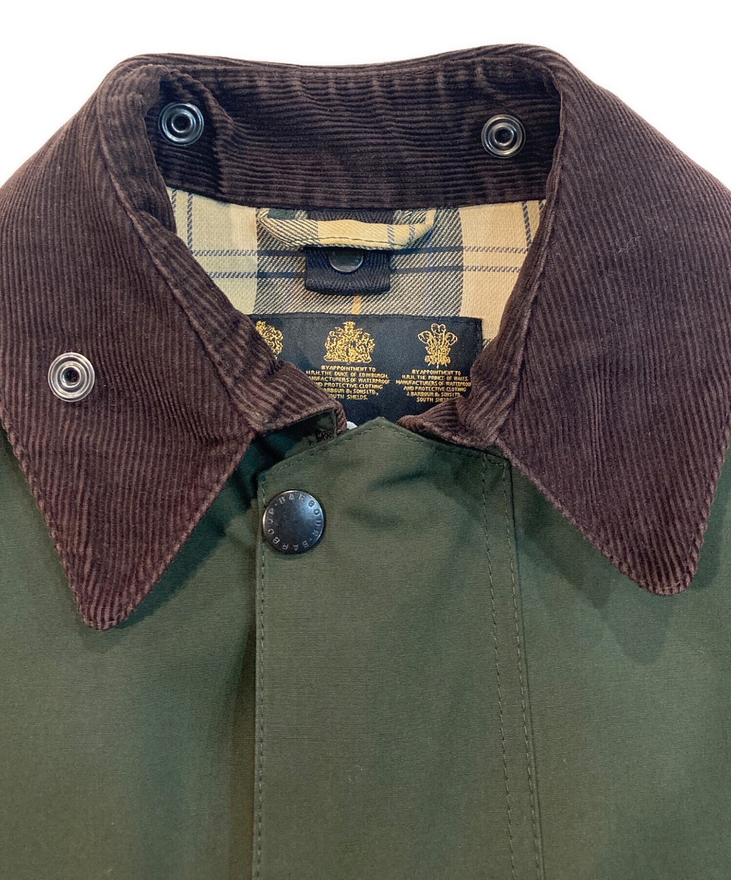 中古・古着通販】Barbour (バブアー) SL BORDER 2L グリーン サイズ:36