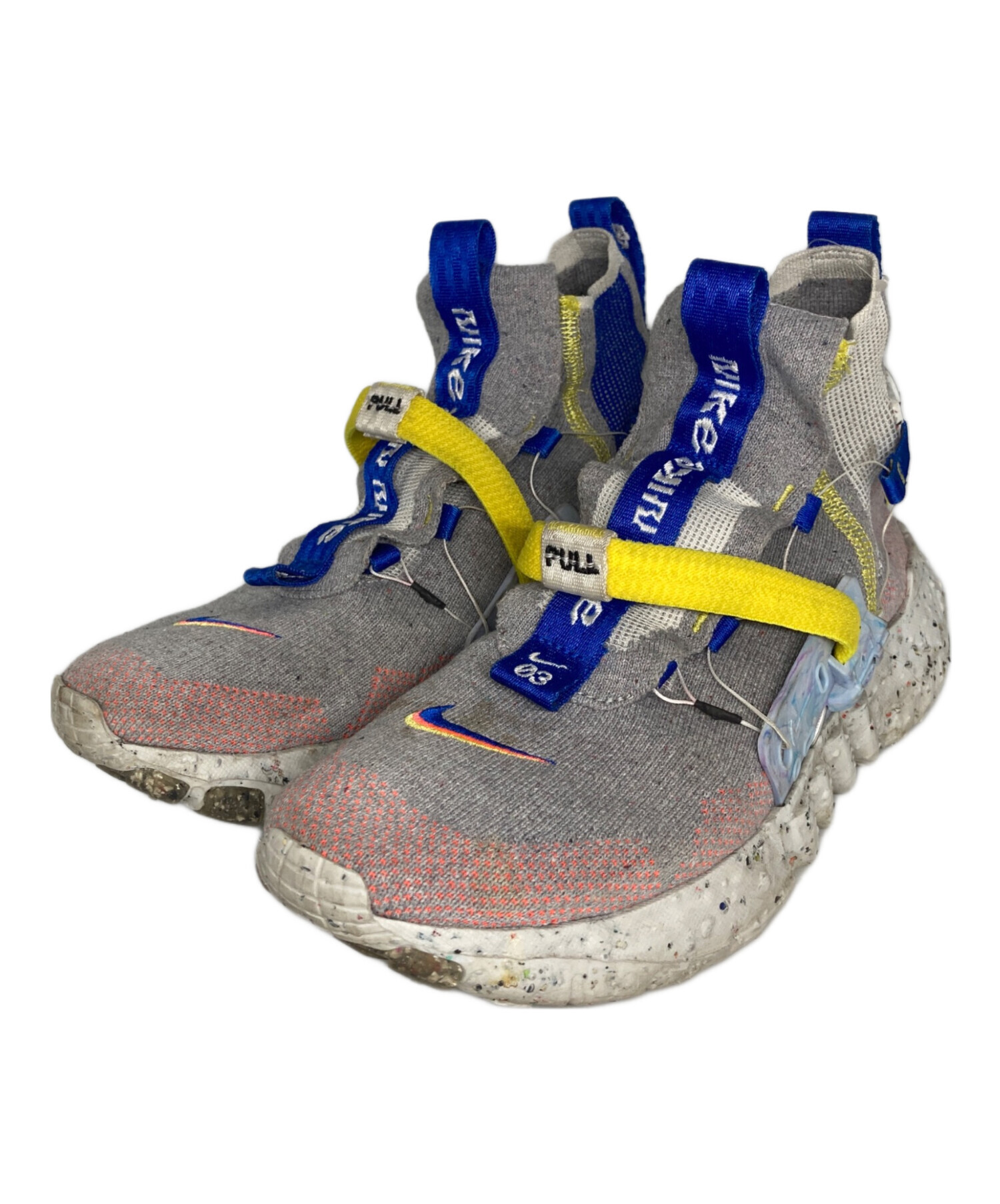 中古・古着通販】NIKE (ナイキ) SPACE HIPPIE 03 グレー サイズ:26cm 