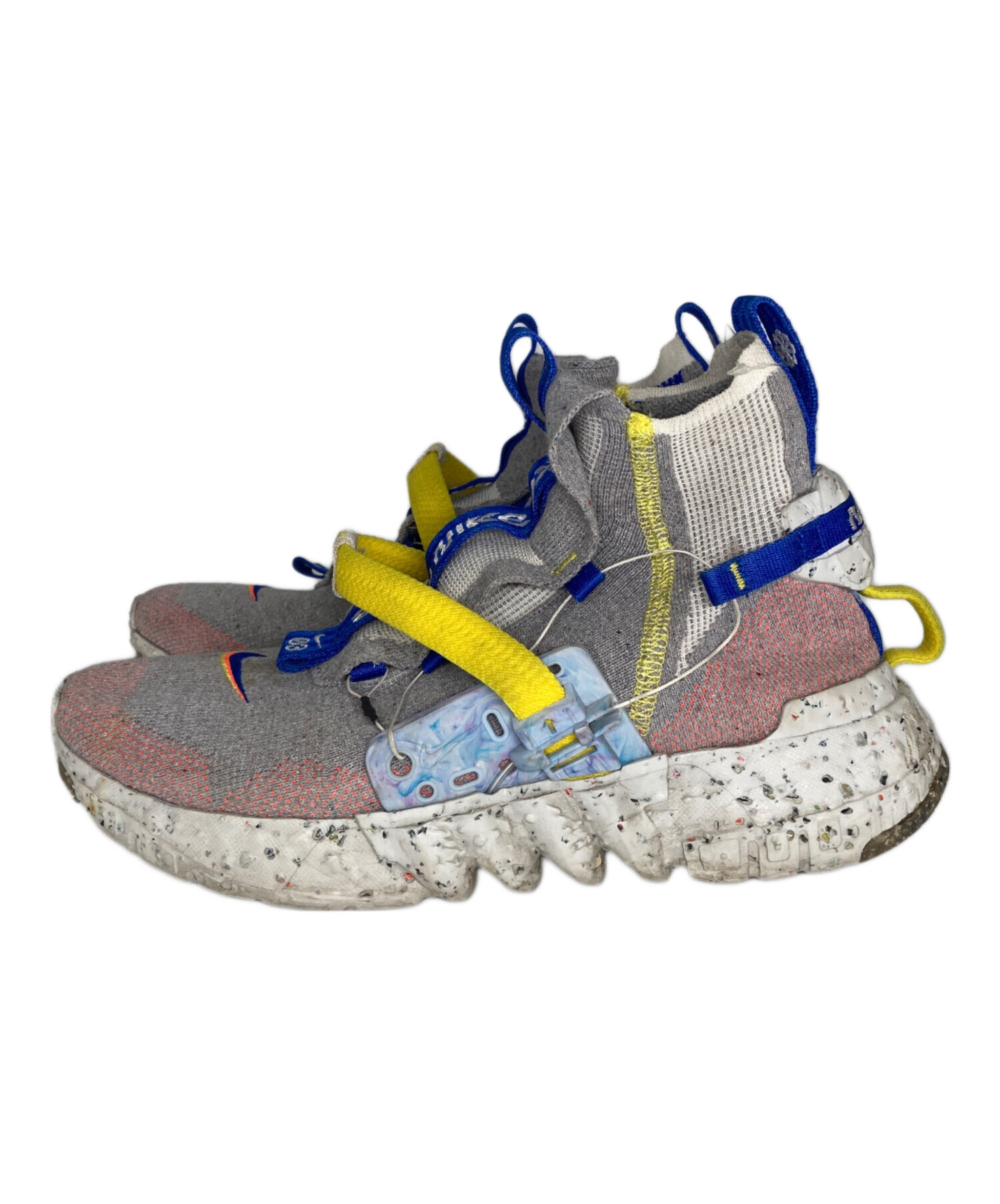 中古・古着通販】NIKE (ナイキ) SPACE HIPPIE 03 グレー サイズ:26cm 