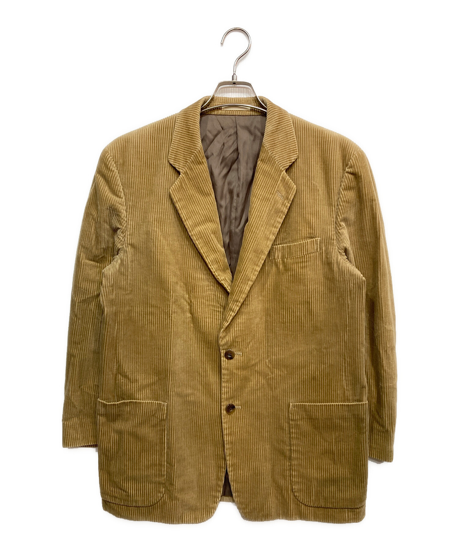 BURBERRY バーバリー テーラードジャケット 42 ベージュ コーデュロイ 中古・古着通販】Burberry's (バーバリーズ) コーデュロイ2B