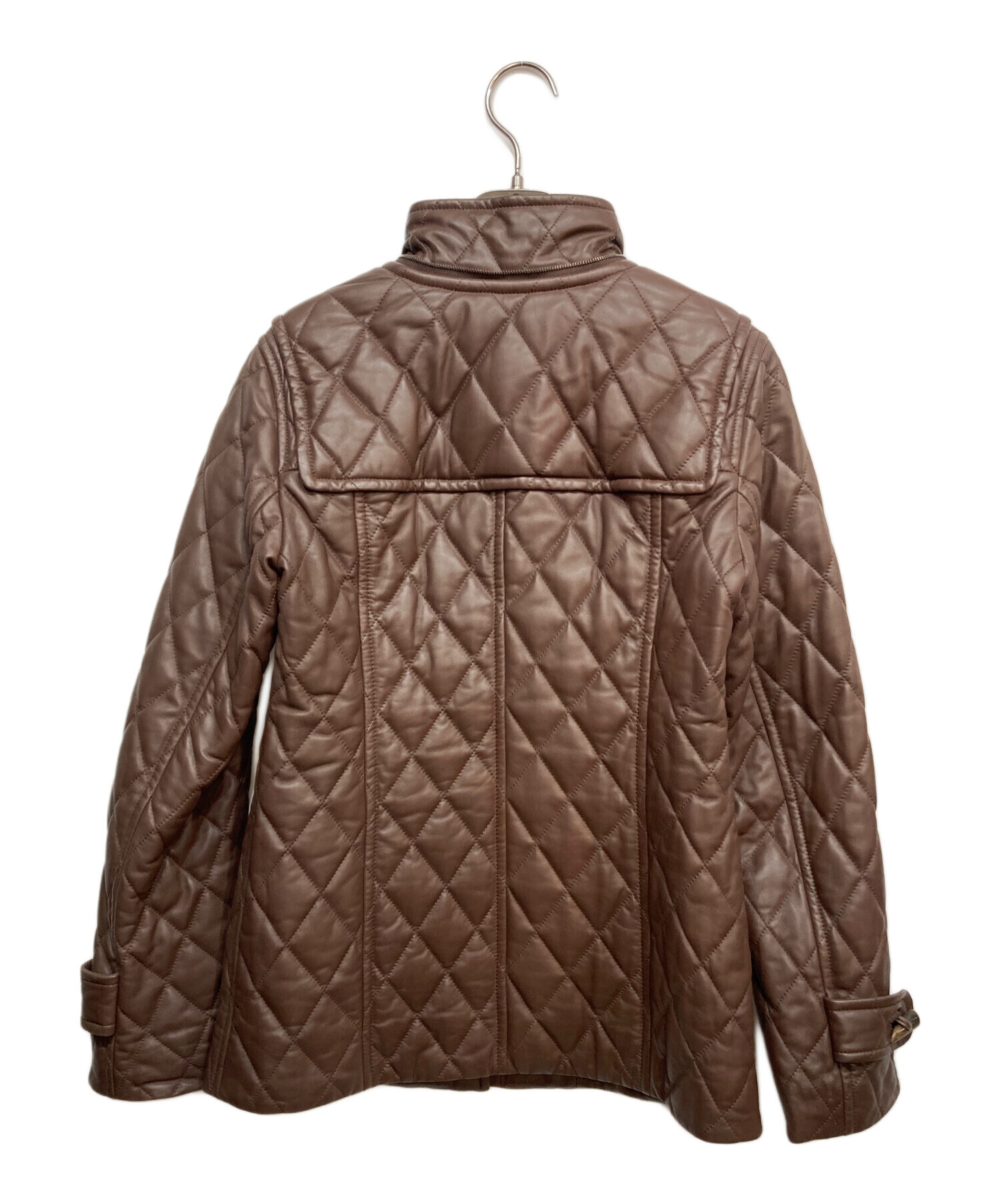 バーバリーロンドン　ダッフルコート　ブラウン　38サイズ 中古・古着通販】BURBERRY LONDON (バーバリーロンドン) ムートン