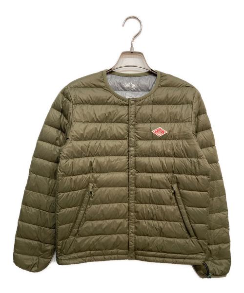 DANTON オリーブジャケット サイズ34 中古・古着通販】DANTON (ダントン) ダウンジャケット オリーブ サイズ