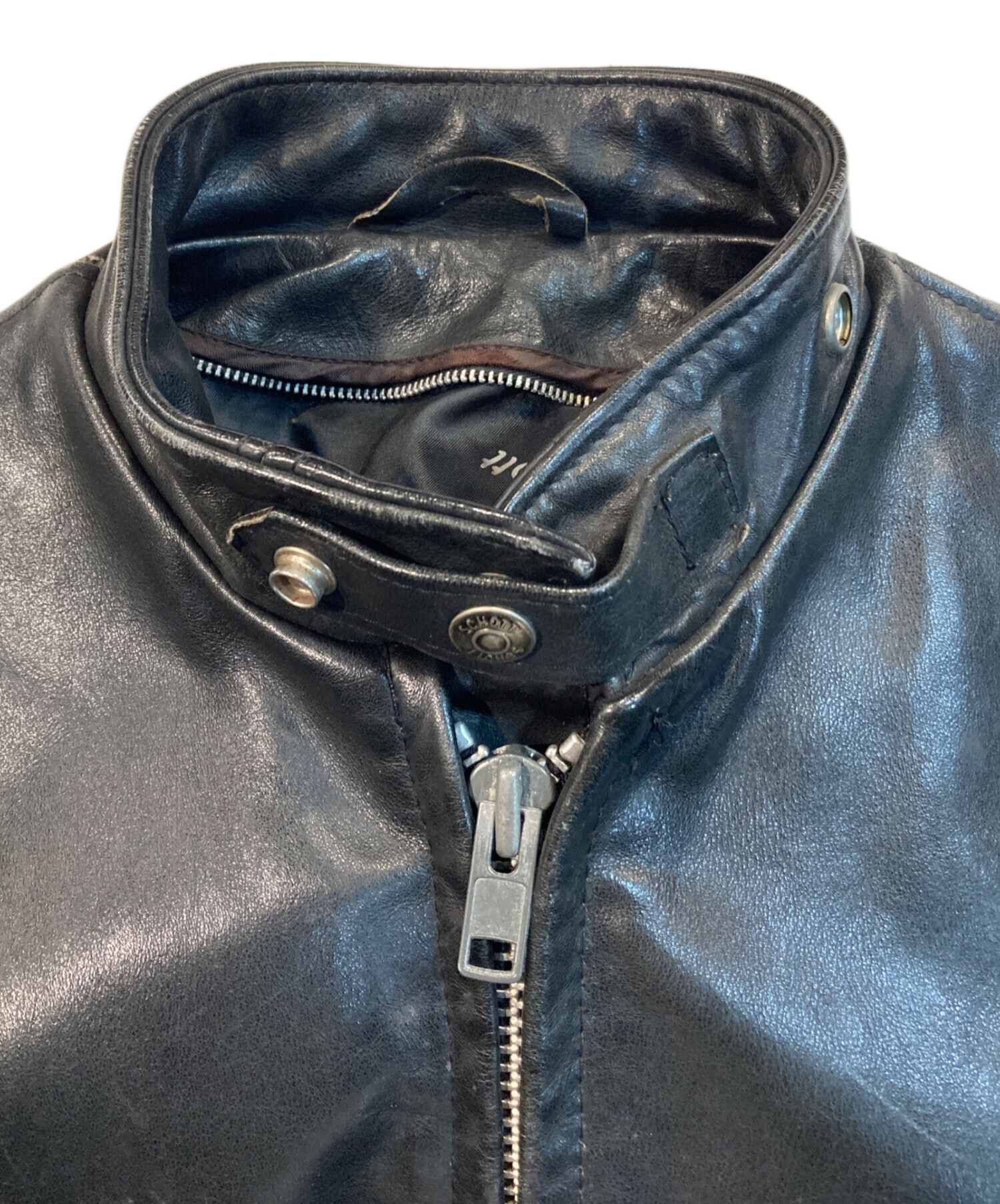 中古・古着通販】Schott (ショット) シングルライダースジャケット
