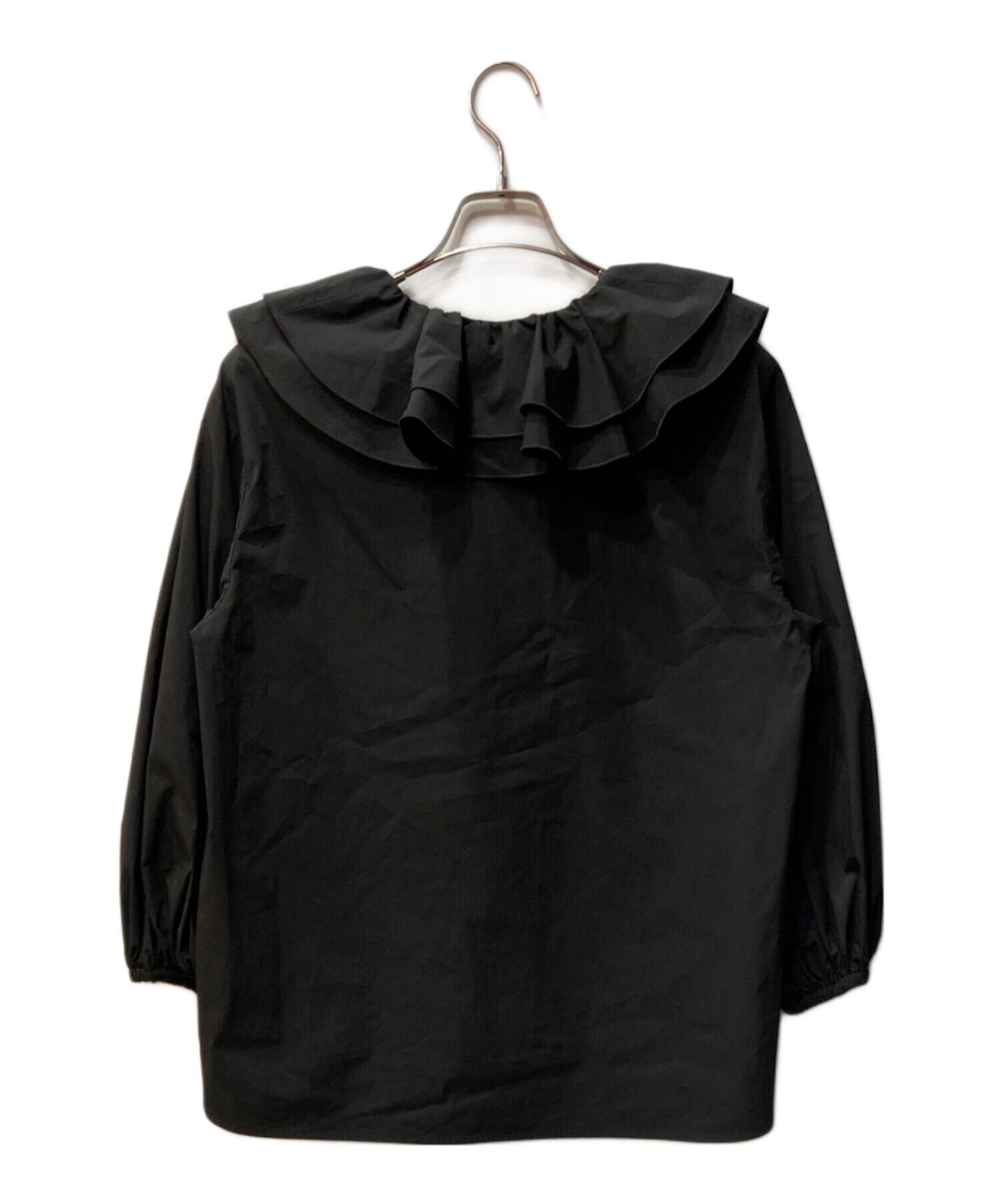 yori ダブルフリルカラーブラウス yori ヨリ ダブルフリルカラー