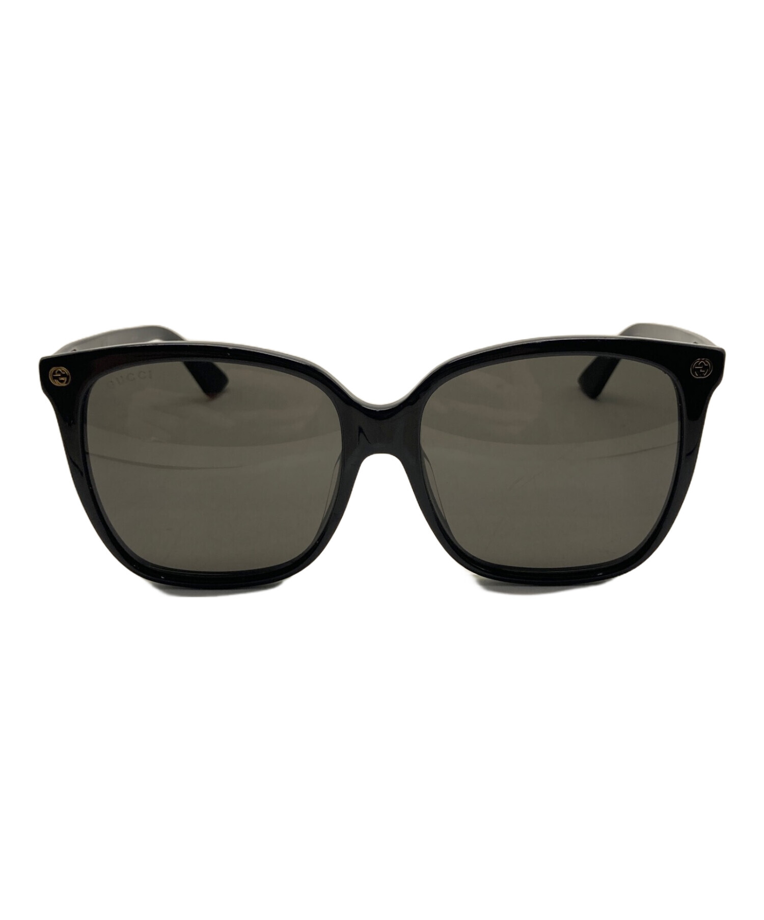 中古・古着通販】GUCCI (グッチ) サングラス ブラック サイズ:57□16