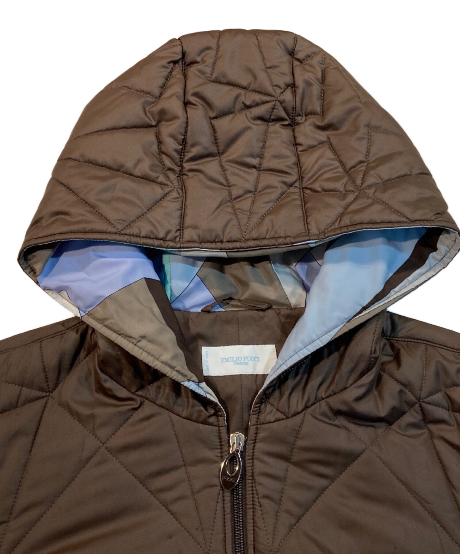 中古・古着通販】Emilio Pucci (エミリオ プッチ) 中綿コート ブラウン