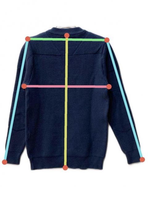 アディクトクローズコットンタートルニット 中古・古着通販】ADDICT CLOTHES (アディクト クローズ) ワッフル