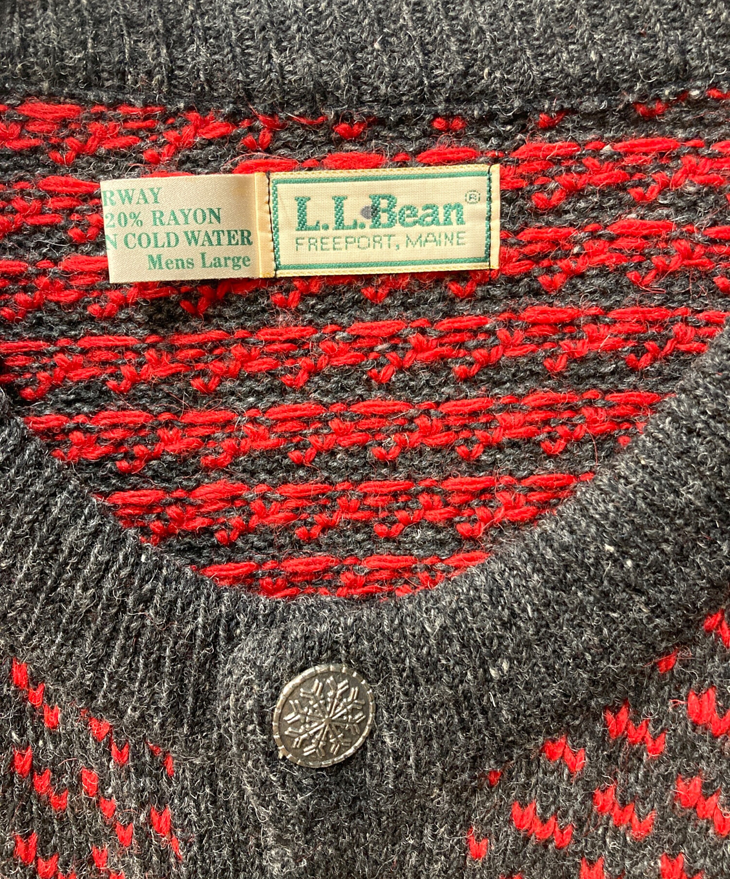 中古・古着通販】L.L.Bean (エルエルビーン) バーズアイニット