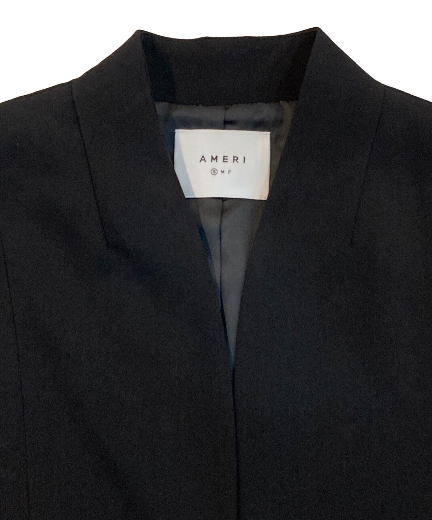AMERI アメリ WAVE COLLAR ANGULAR VEST ウェーブカラー ベスト ロング