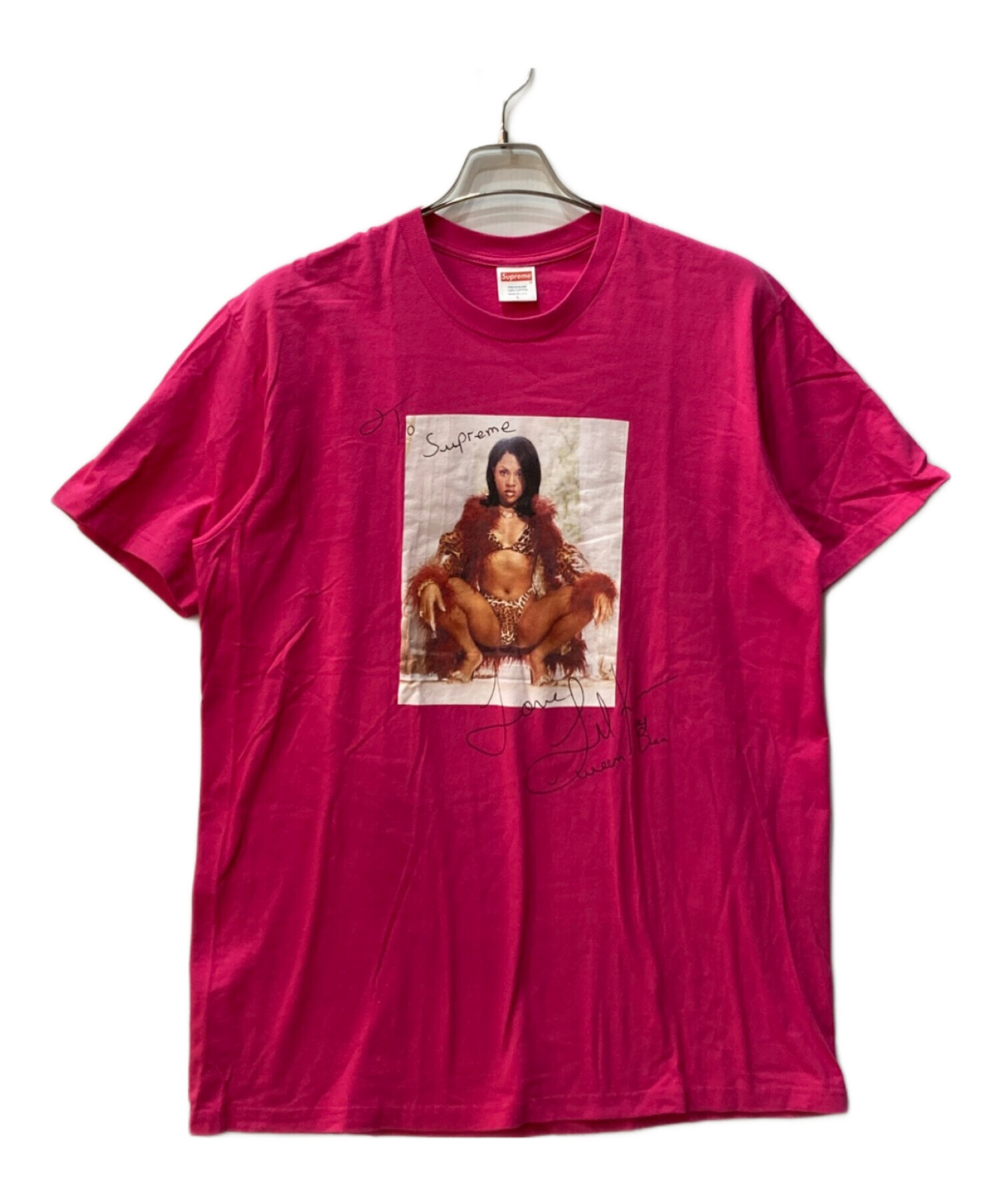 中古・古着通販】SUPREME (シュプリーム) Lil Kim Tee ピンク サイズ:L