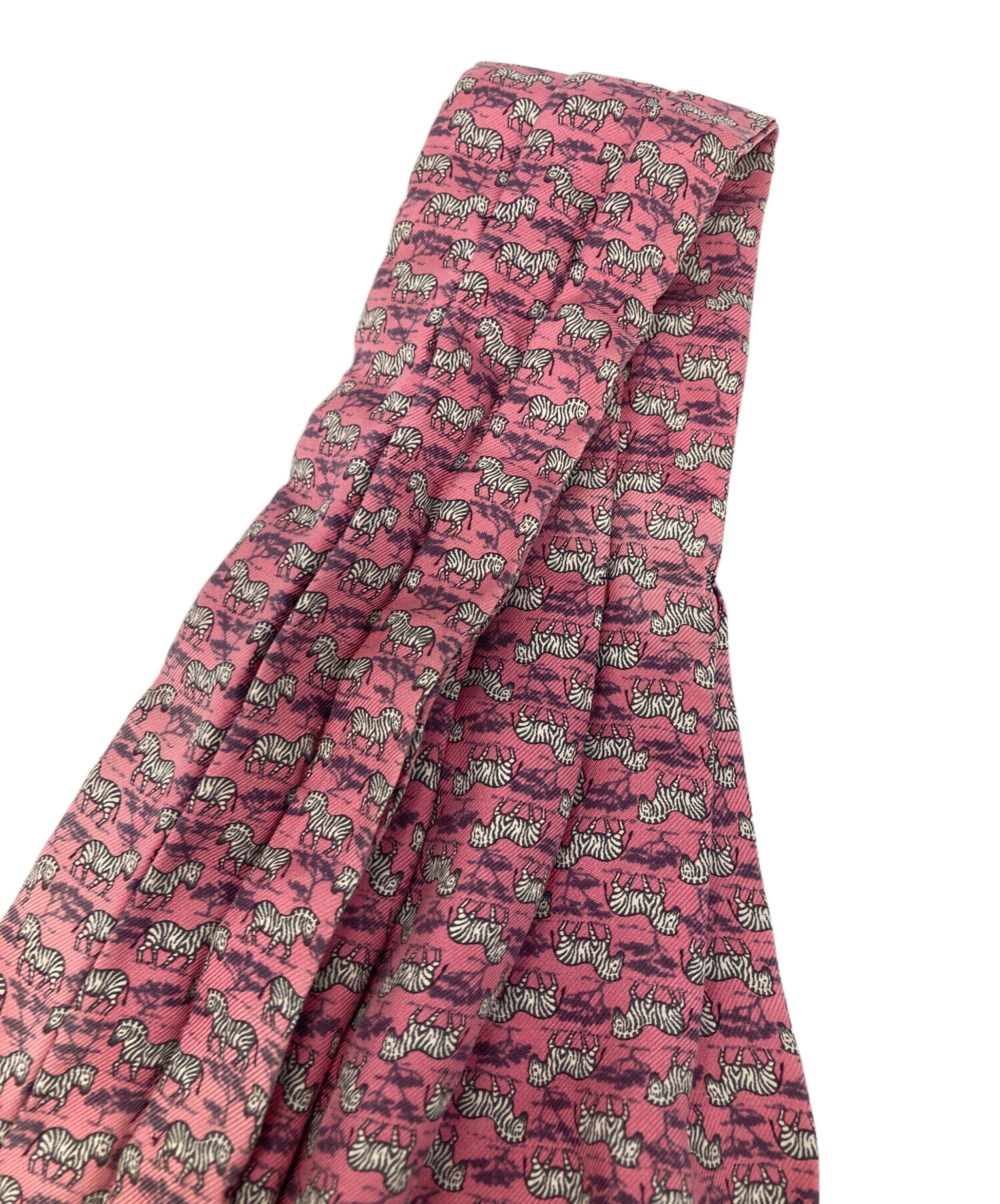 中古・古着通販】HERMES (エルメス) アスコット タイ ピンク サイズ