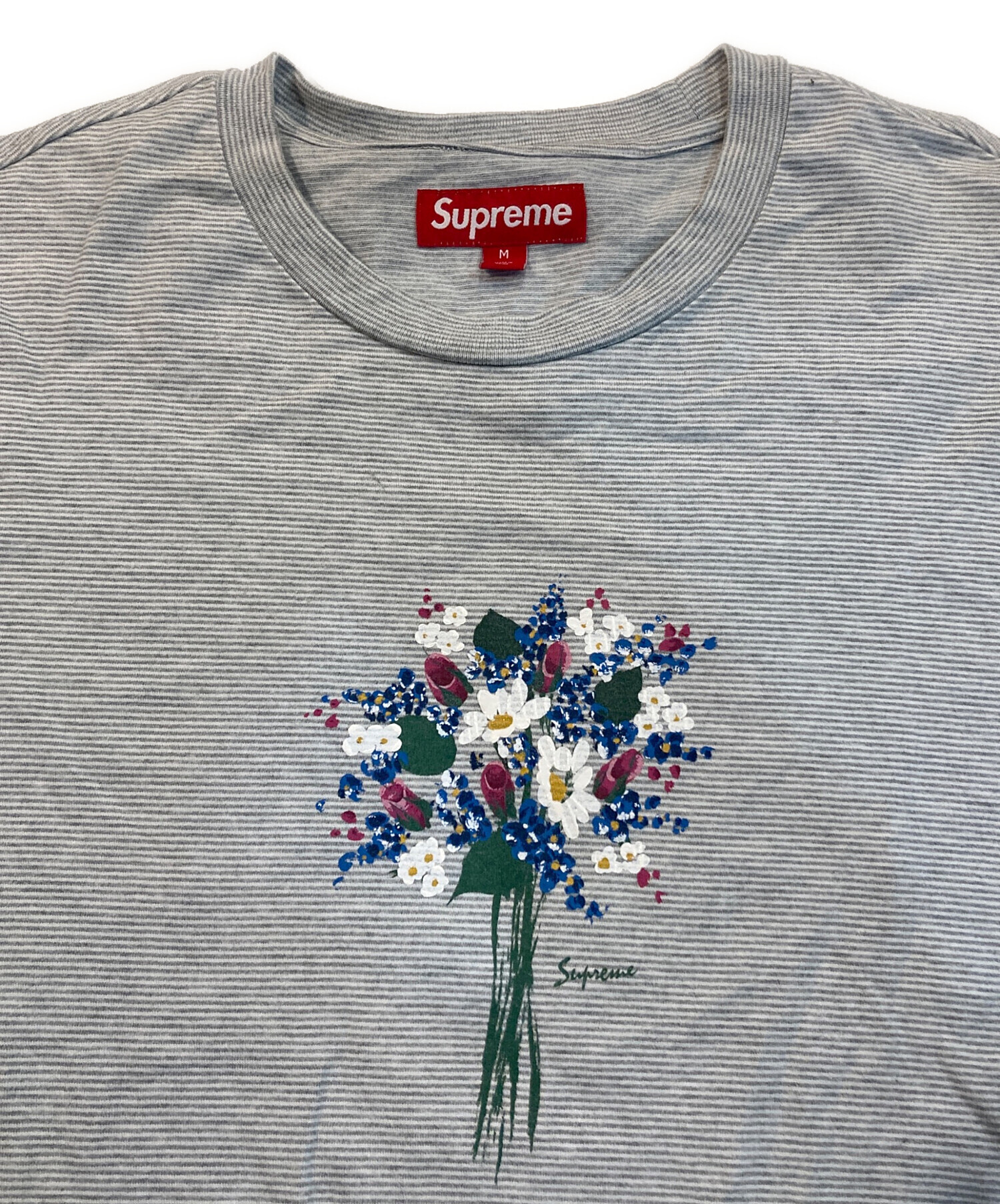中古・古着通販】SUPREME (シュプリーム) Bouquet S/S Tee グレー