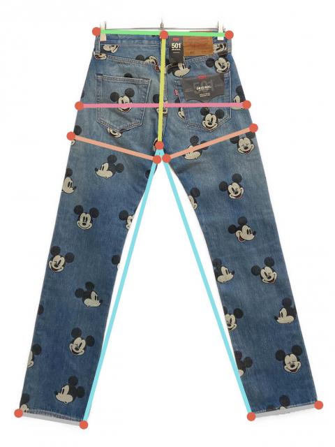 Levi's × Disney 501 ミッキーマウス W32 L30 入手困難 リーバイス 501