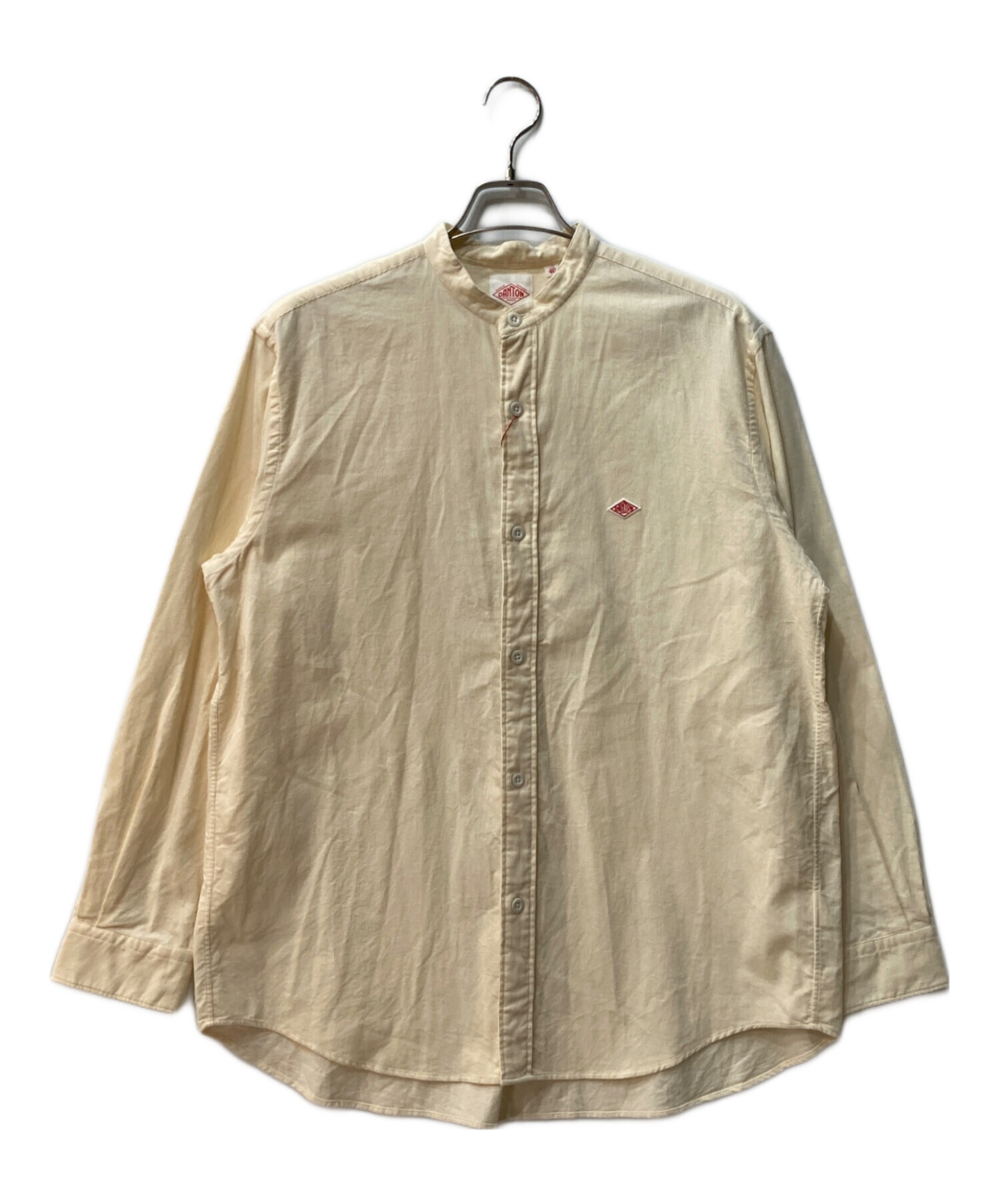 中古・古着通販】DANTON (ダントン) コーデュロイバンドカラーシャツ 