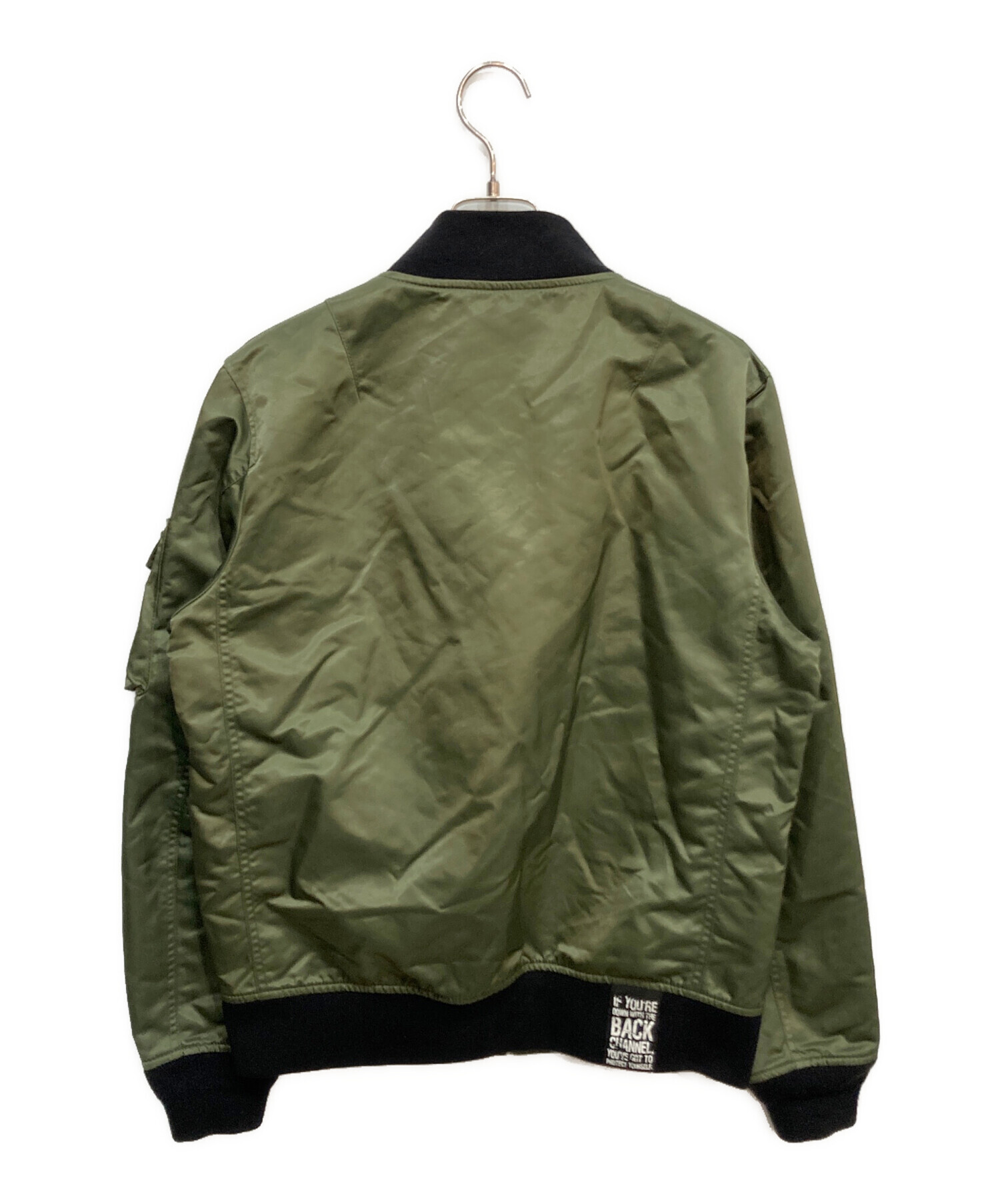 中古・古着通販】BACK CHANNEL (バックチャンネル) MA-1ジャケット