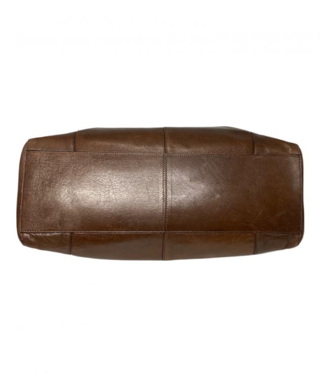 中古・古着通販】COACH (コーチ) レザービジネスバッグ ブラウン