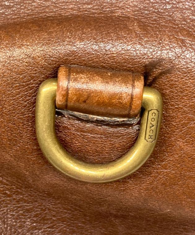 COACH ブラウンレザー ビジネスバッグ 新品未使用品 コーチブラウンレザー ビジネスバッグ