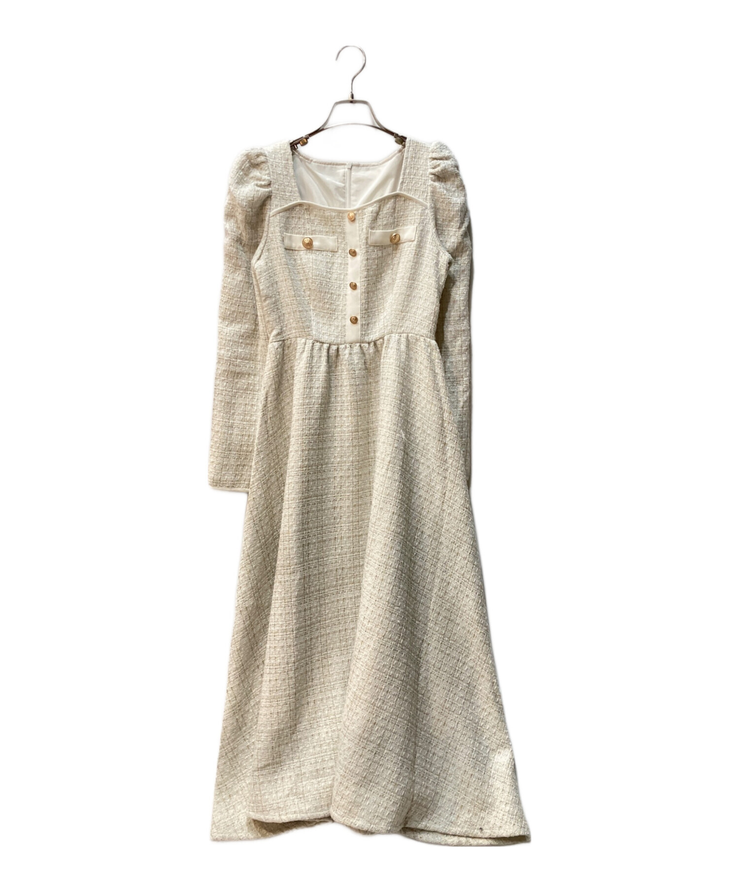中古・古着通販】Rose Muse (ロゼミューズ) tweed piping dress