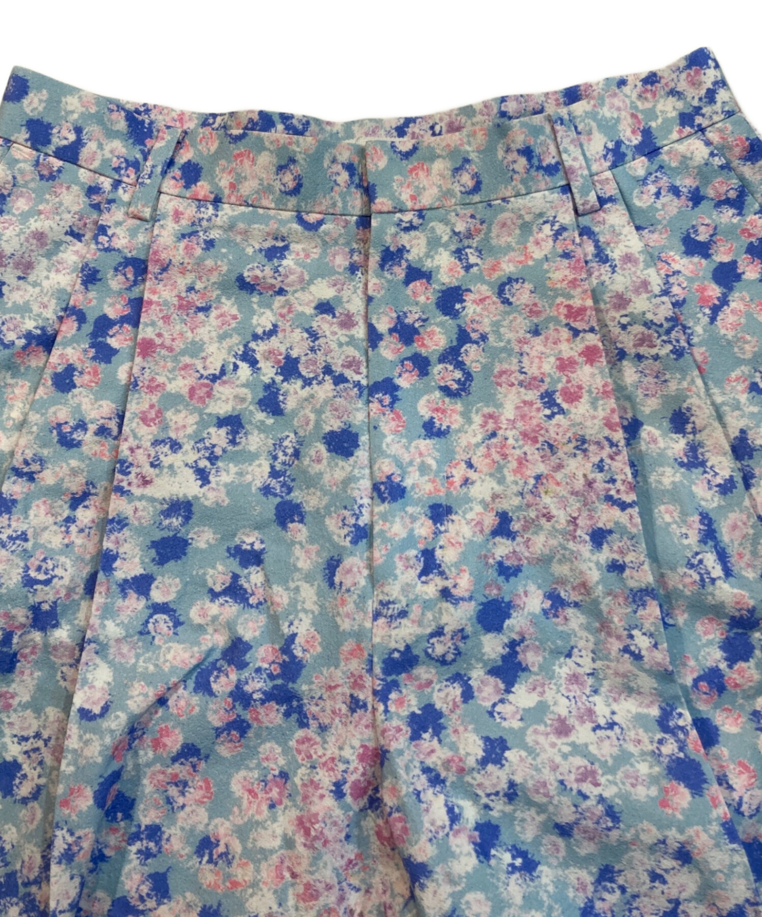 中古・古着通販】TELMA (テルマ) 花柄タックパンツ マルチカラー