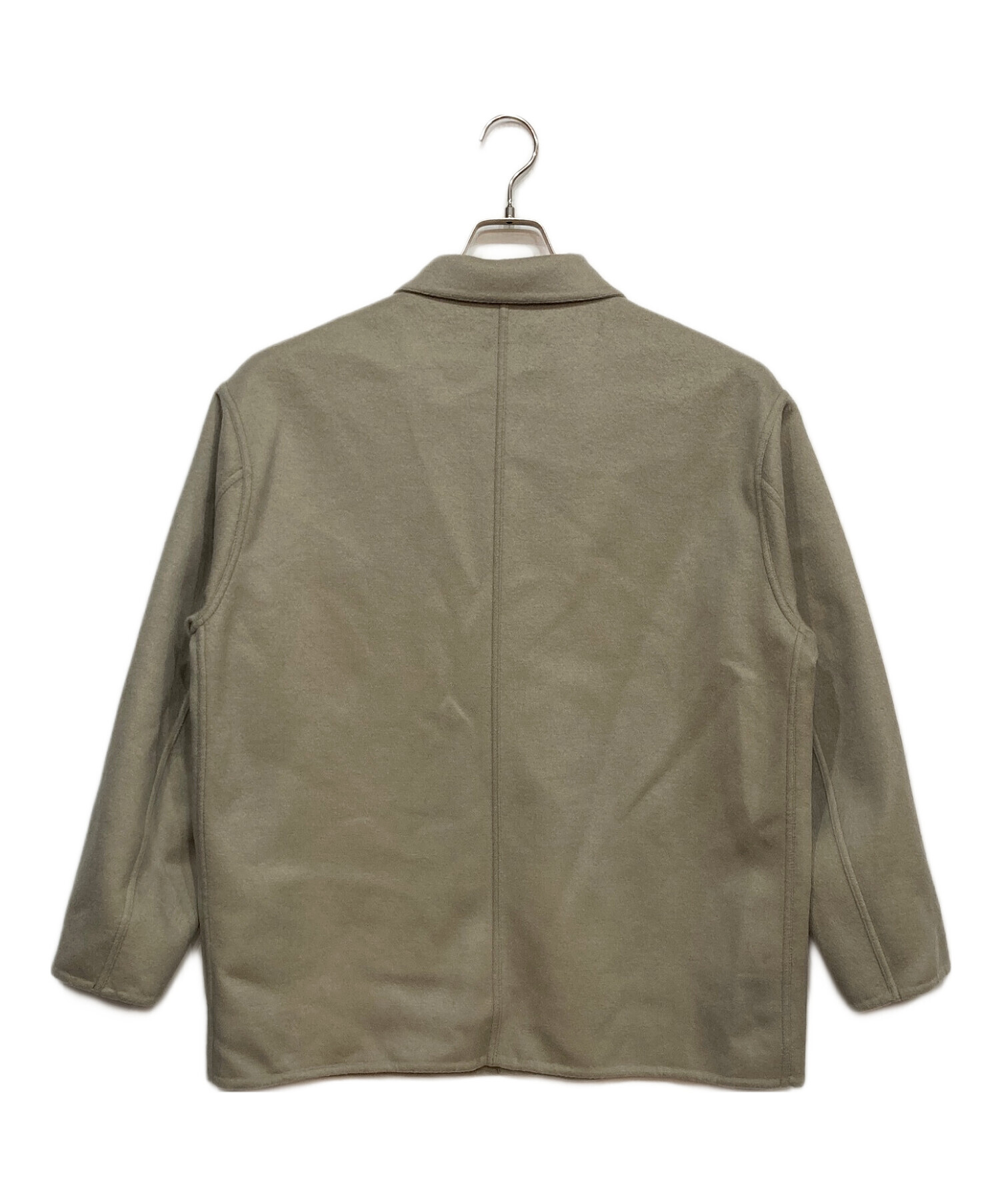 BEAUTY&YOUTH ショートビーバーフィニッシュリバーメルトンカバーオール ショートビーバーフィニッシュ リバーメルトン カバーオール