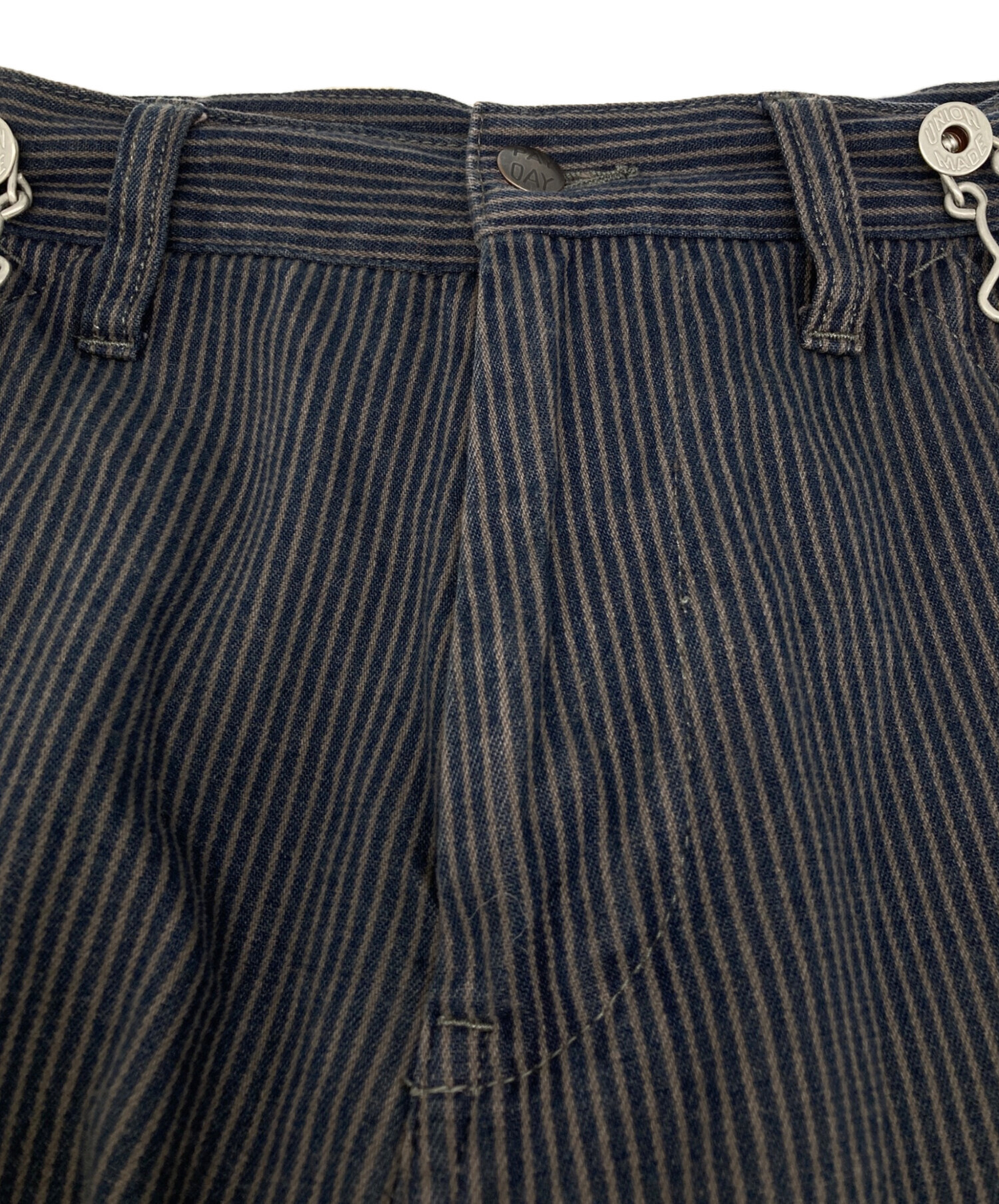 中古・古着通販】PAY DAY (ペイデイ) ヒッコリー柄ペインターパンツ