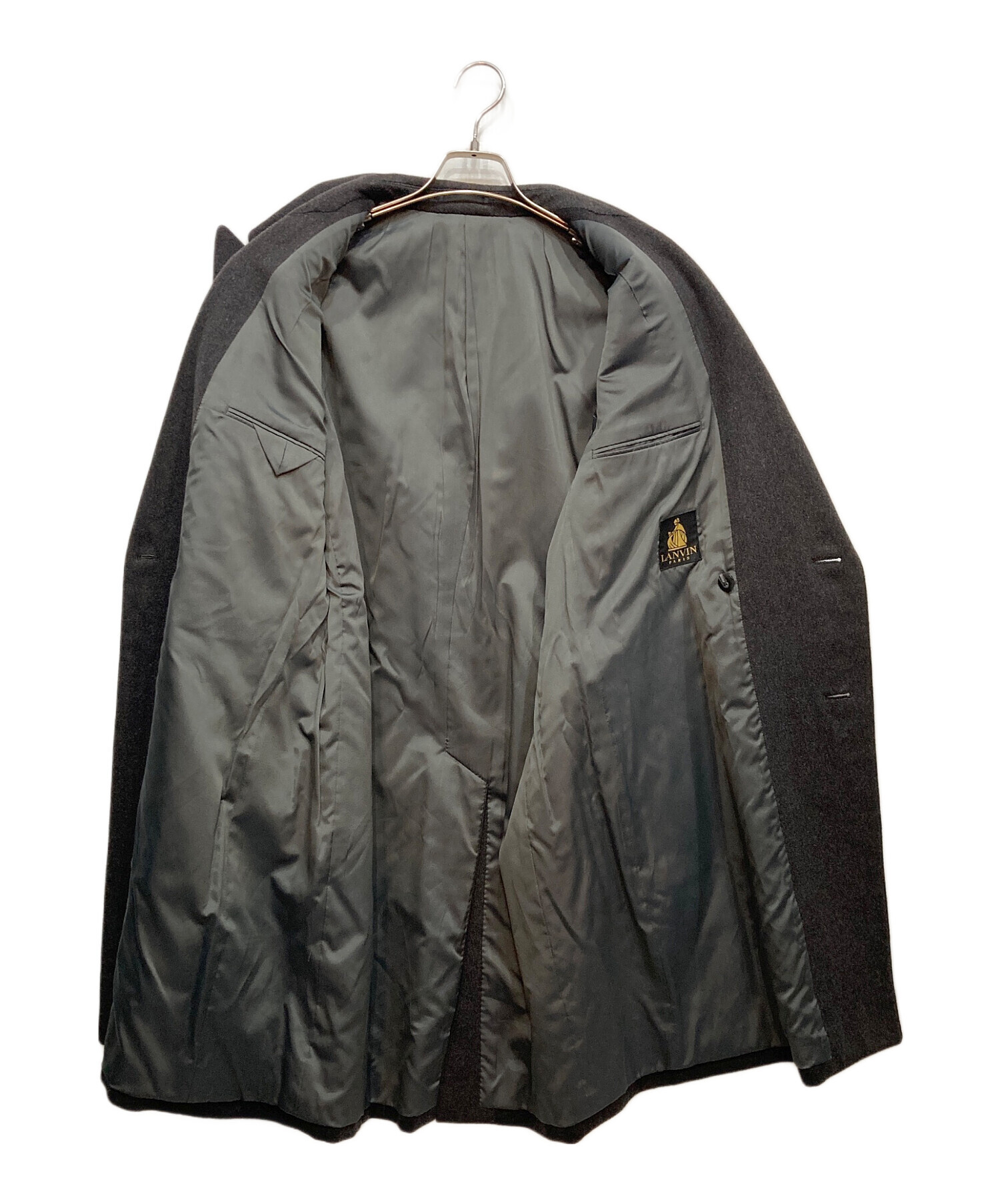 中古・古着通販】LANVIN (ランバン) カシミヤダブルチェスターコート