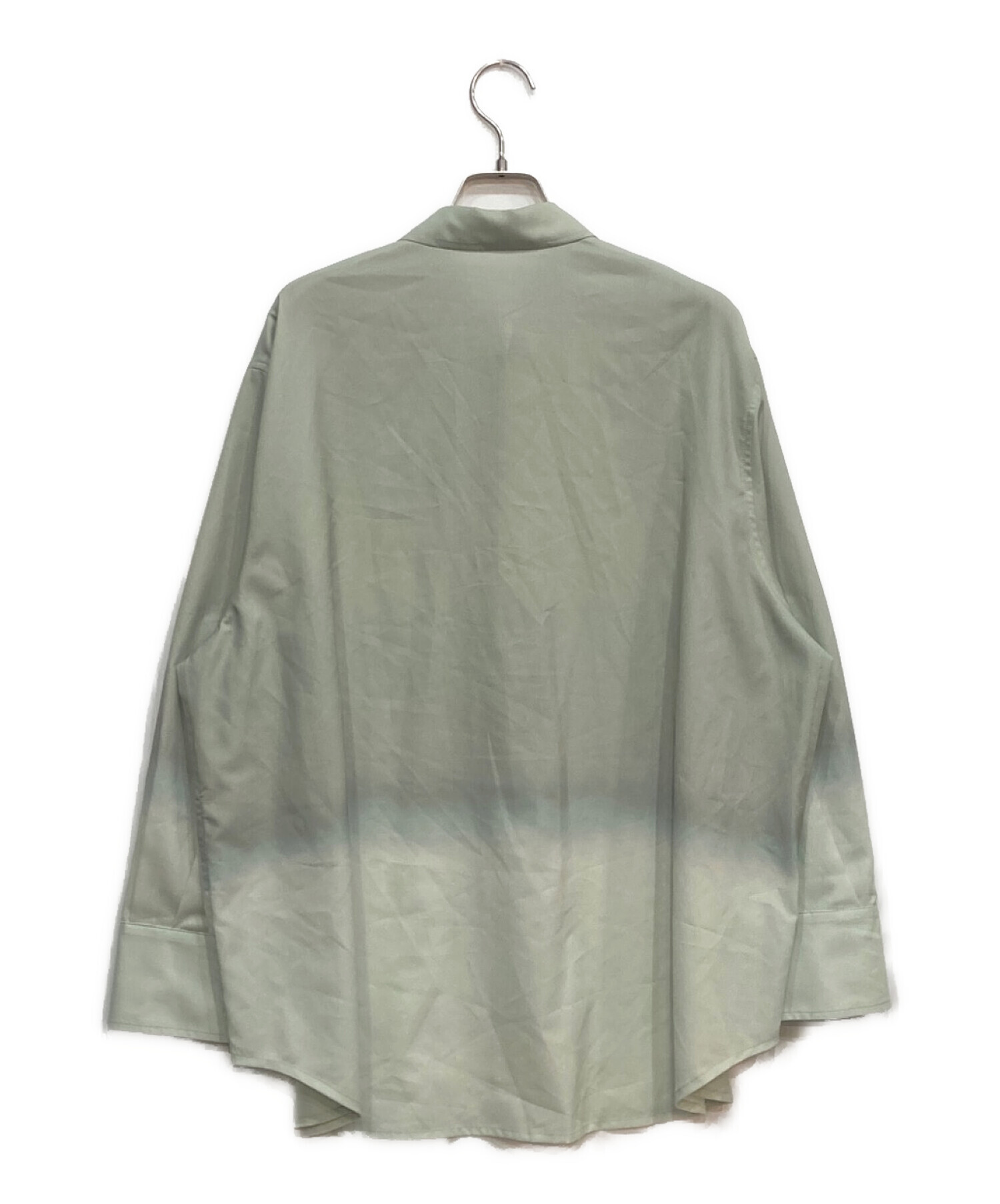 中古・古着通販】CLANE (クラネ) GRADATION SHIRT グリーン サイズ:1 