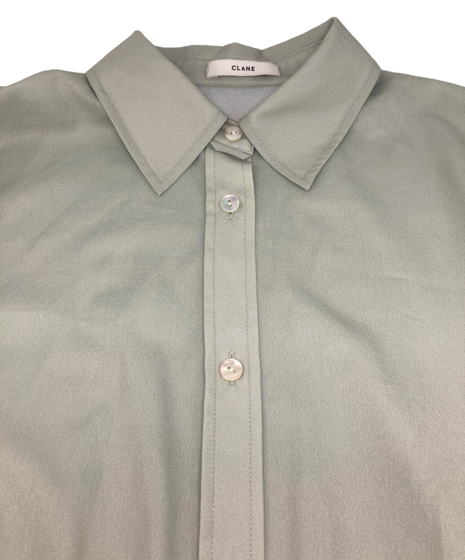 中古・古着通販】CLANE (クラネ) GRADATION SHIRT グリーン サイズ:1 
