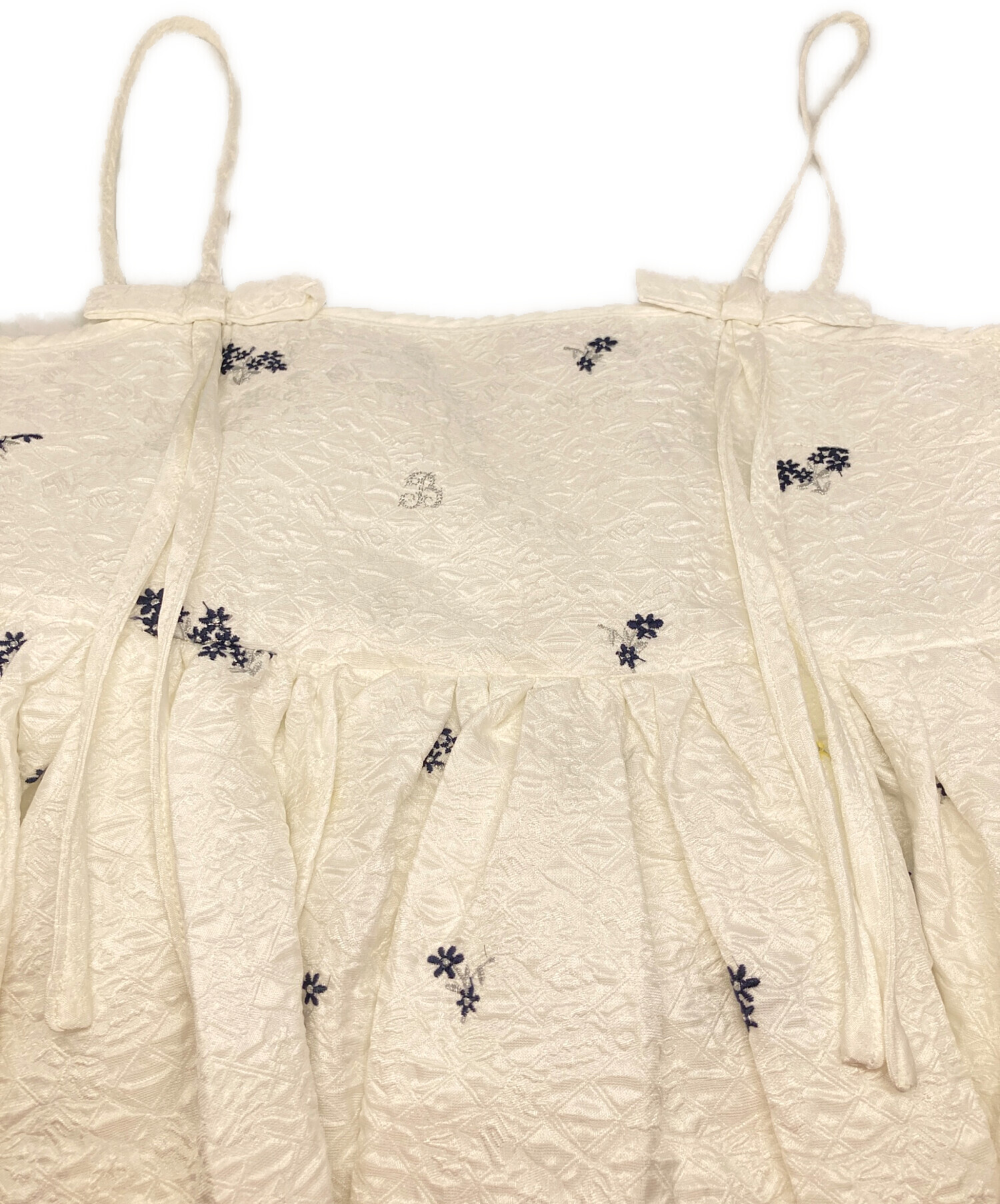 中古・古着通販】Bibiy. (ビビィ) COSMOS BUSTIER フラワー刺繍