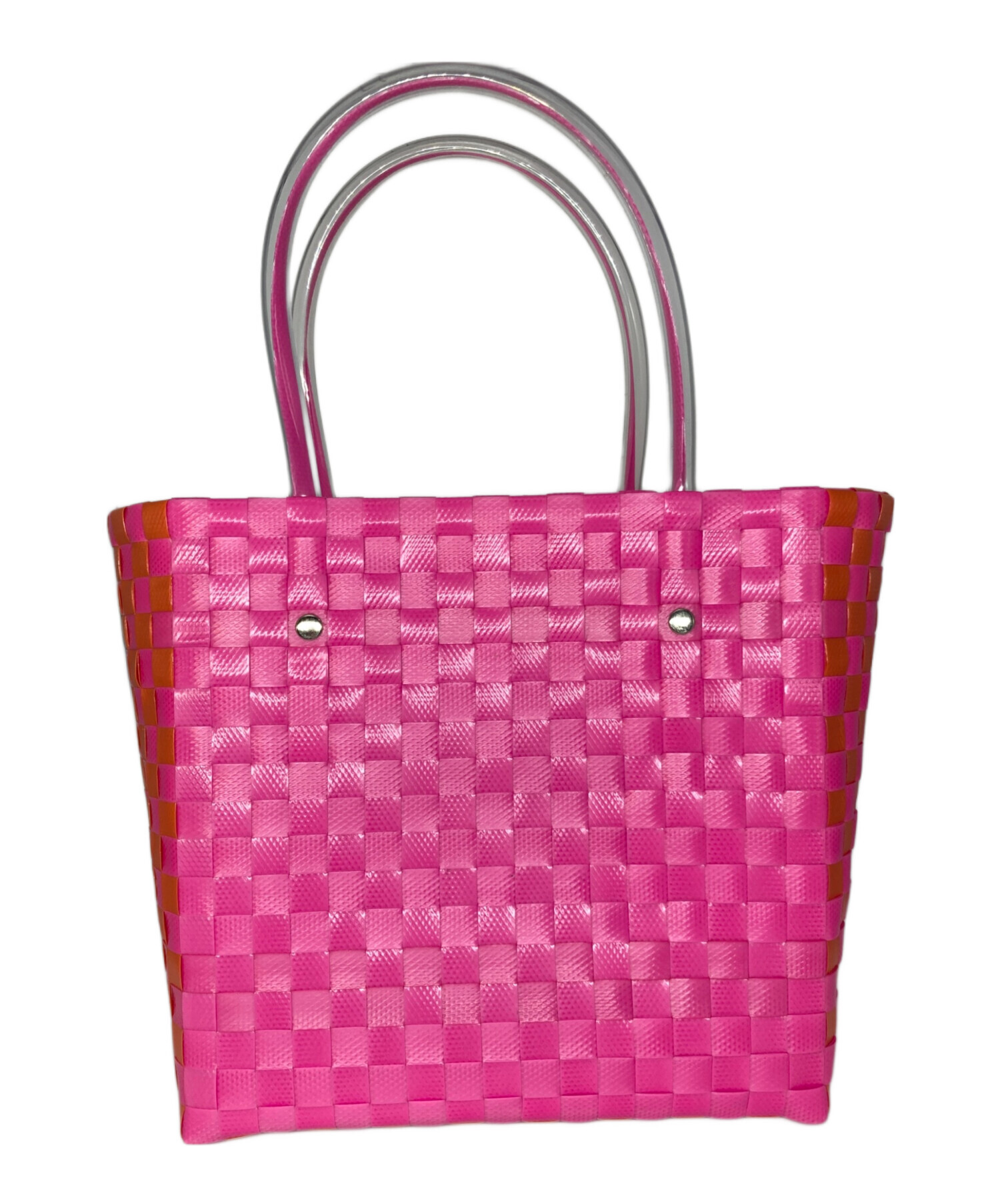 【メルカリ最安値】マルニ marni カフェフラワーバッグ　かごバック　ピンク 専用です 未使用 マルニ marni かごバッグ ピンク - メルカリ