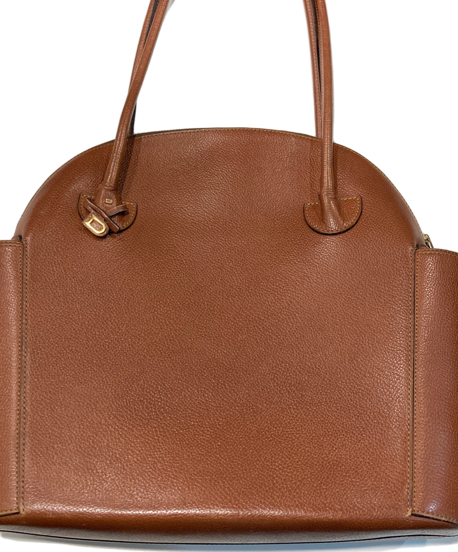中古・古着通販】DELVAUX (デルヴォー) レザー トート バッグ ブラウン