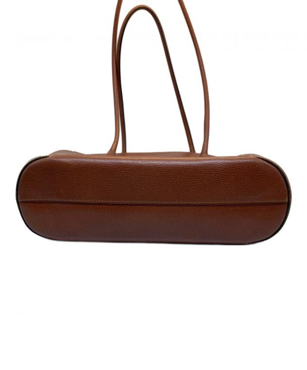 中古・古着通販】DELVAUX (デルヴォー) レザー トート バッグ ブラウン