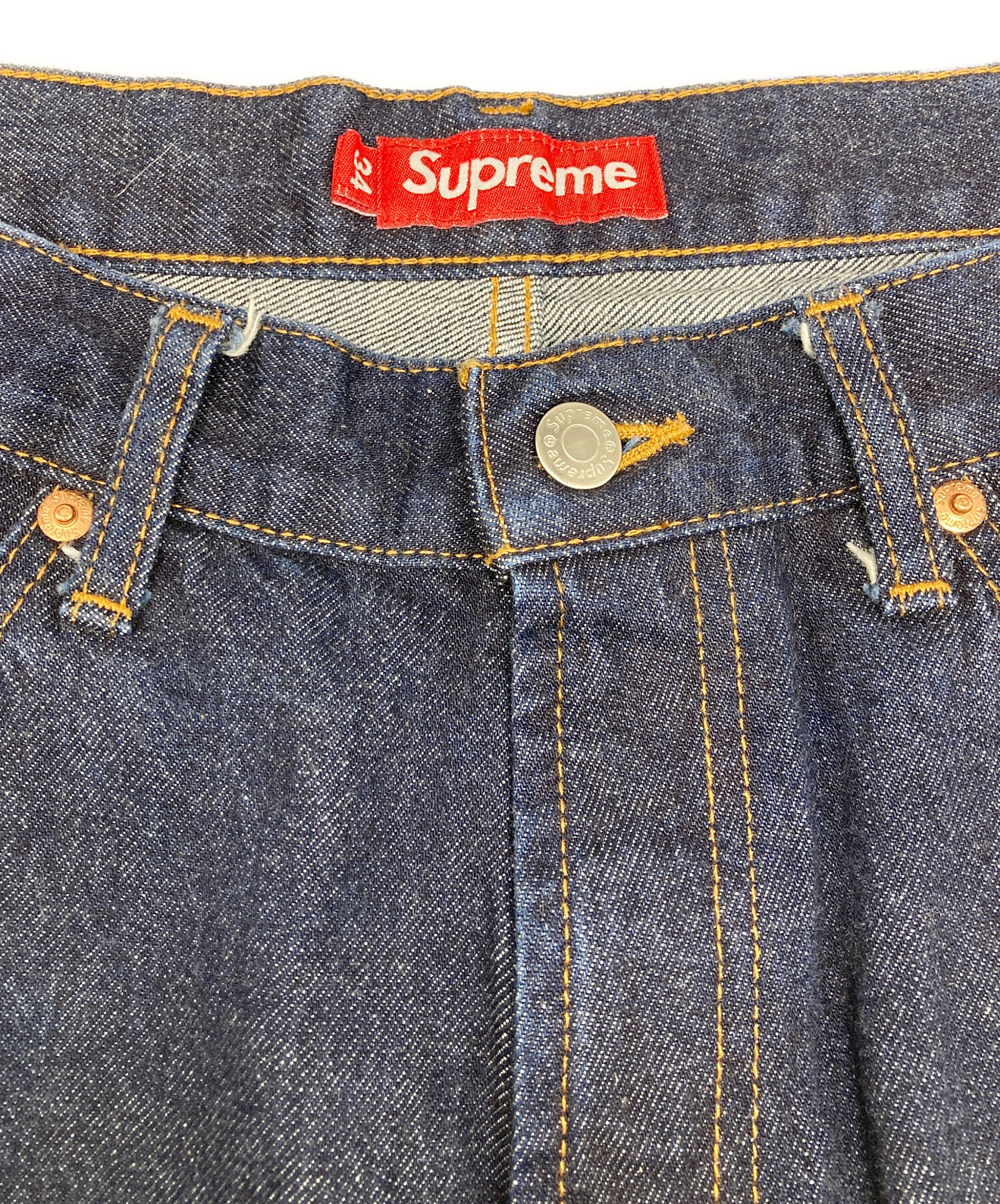 中古・古着通販】SUPREME (シュプリーム) Rigid Baggy Selvedge Jean 