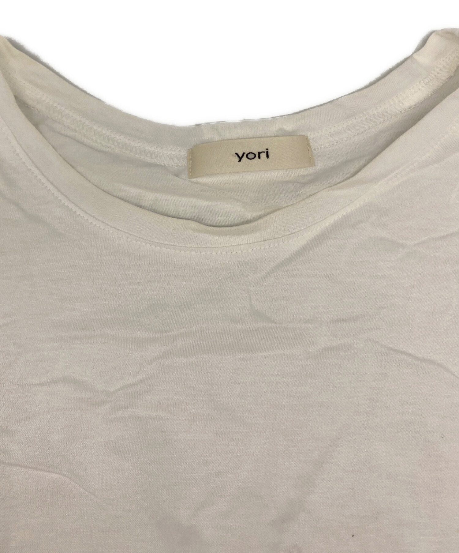 中古・古着通販】YORI (ヨリ) カットソー ホワイト サイズ:FREE