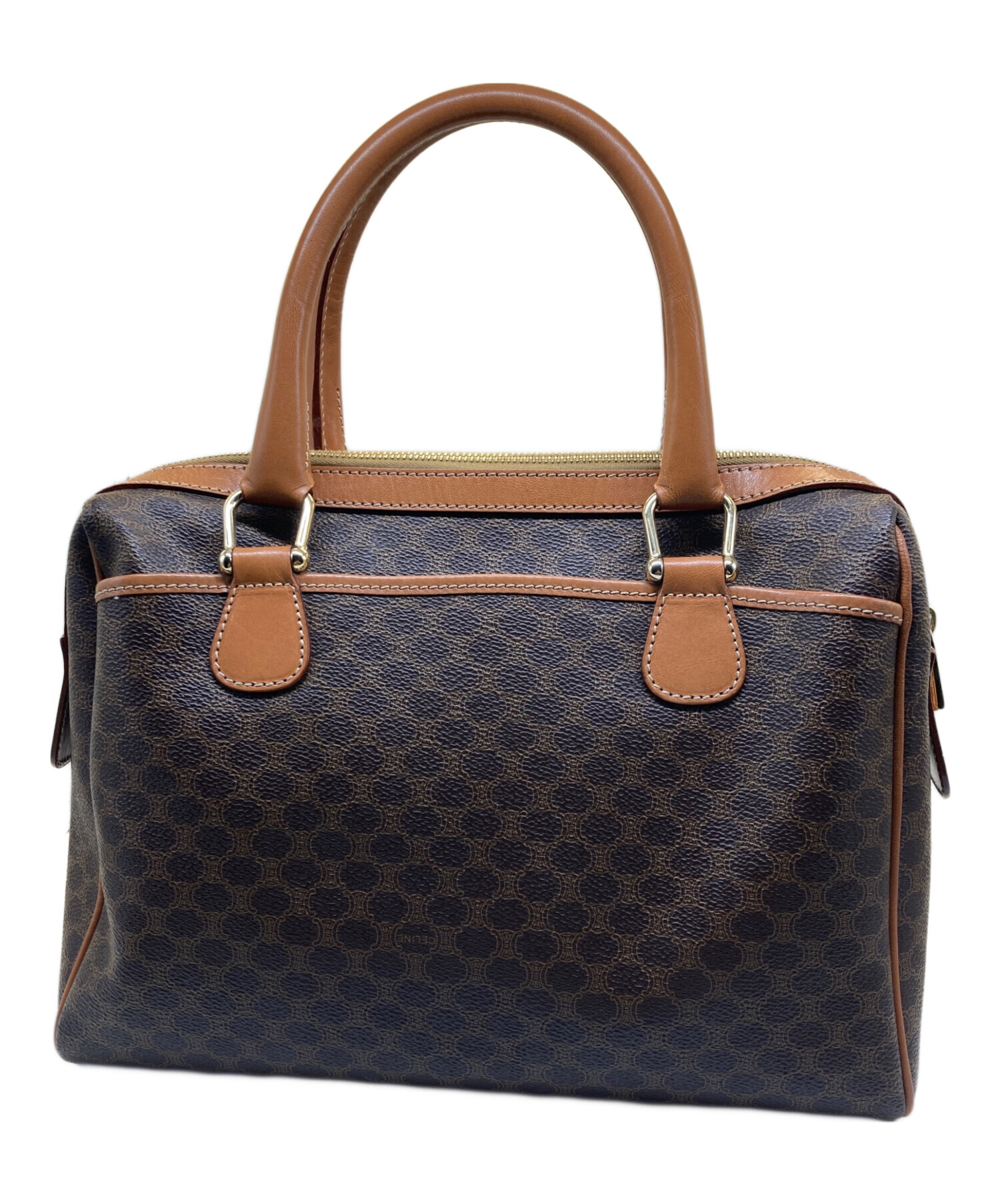 中古・古着通販】CELINE (セリーヌ) マカダム柄ミニボストンバッグ