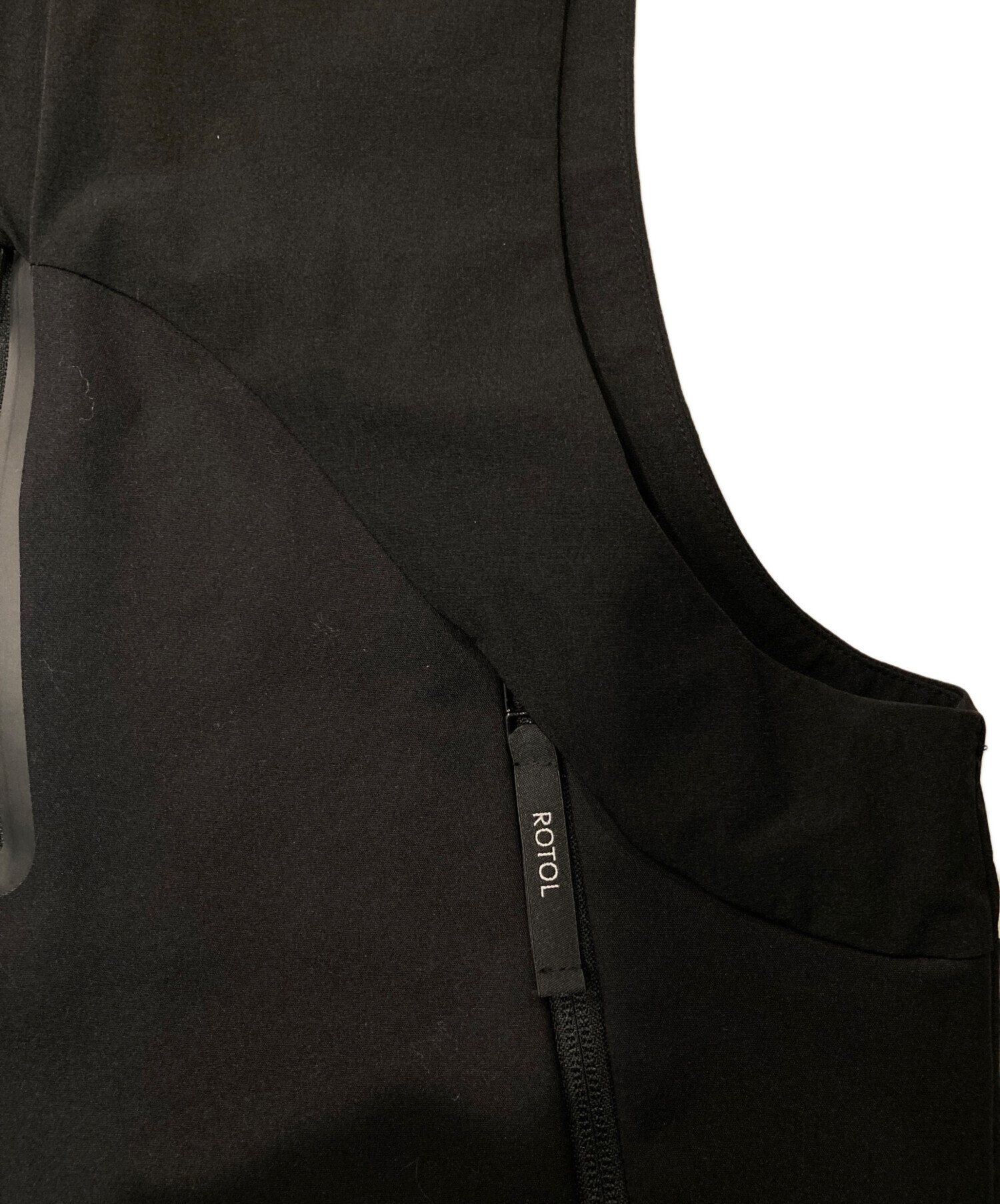 中古・古着通販】ROTOL (ロトル) TECH VEST LIGHT ブラック サイズ:M