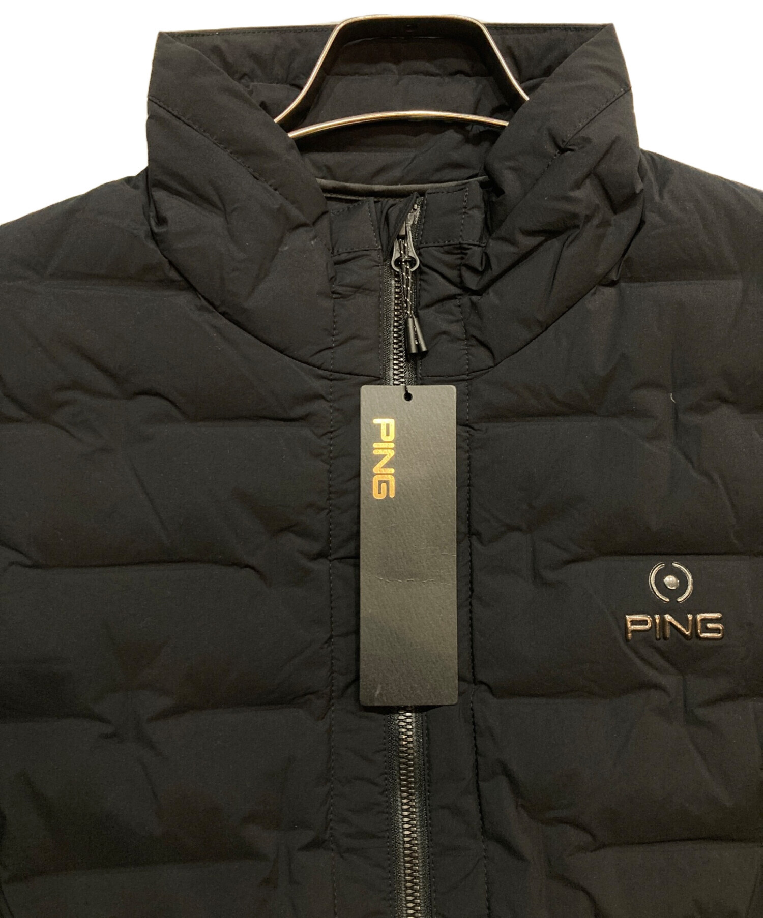 中古・古着通販】PiNG (ピン) フルジップ ダウン ブルゾン ブラック