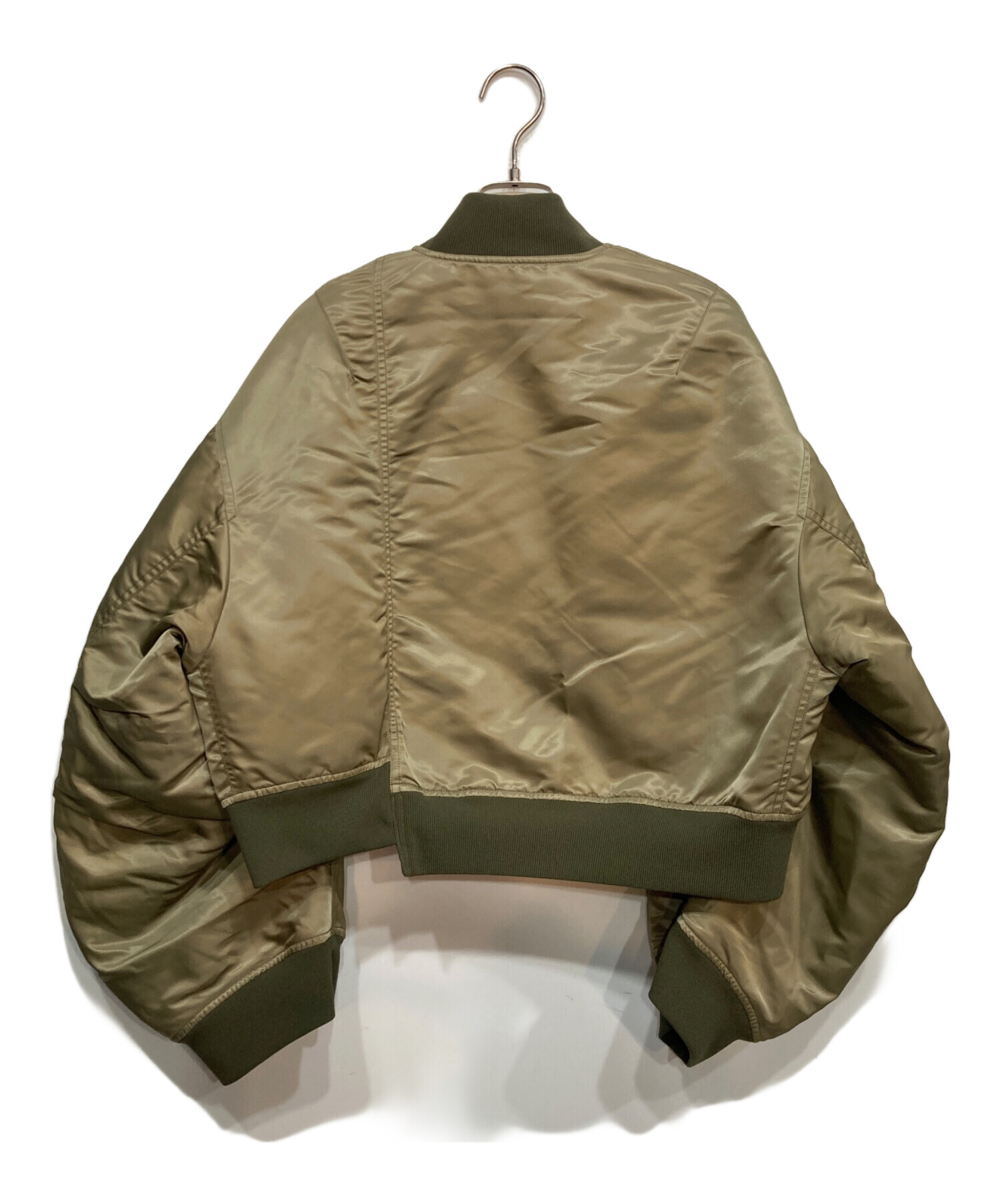 中古・古着通販】ESIO (エシオ) Nylon MA-1ジャケット オリーブ サイズ