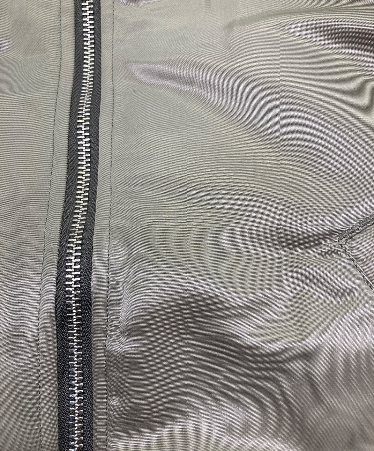 中古・古着通販】ESIO (エシオ) Nylon MA-1ジャケット オリーブ サイズ 