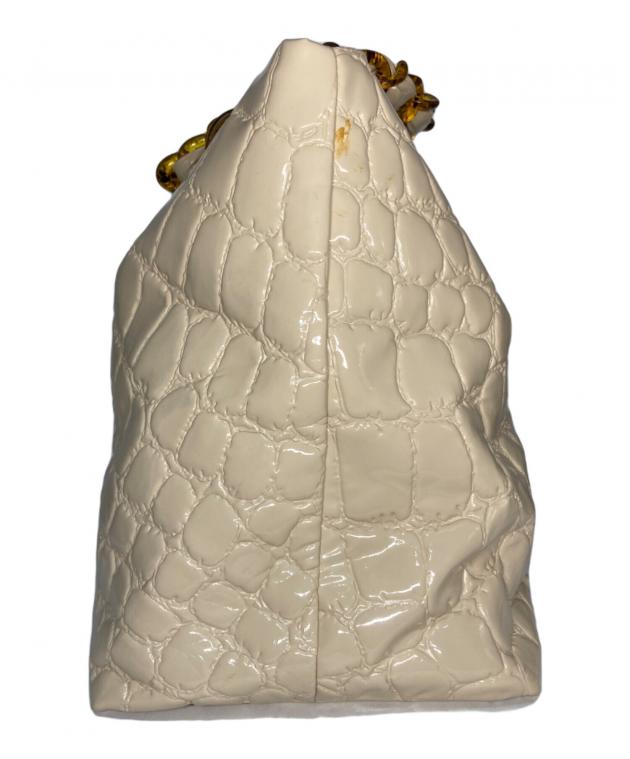 中古・古着通販】MIU MIU (ミュウミュウ) エナメルチェーンバッグ