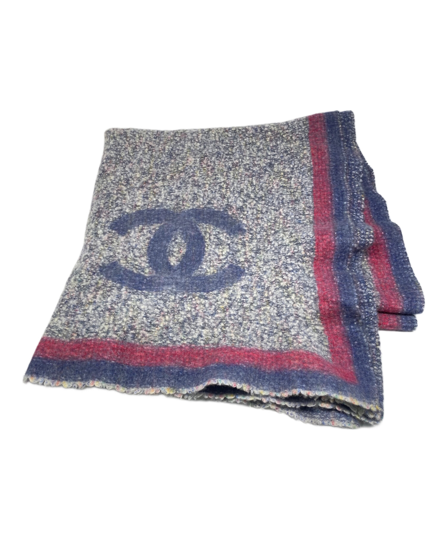 中古・古着通販】CHANEL (シャネル) ココマーク カシミヤ 混大判