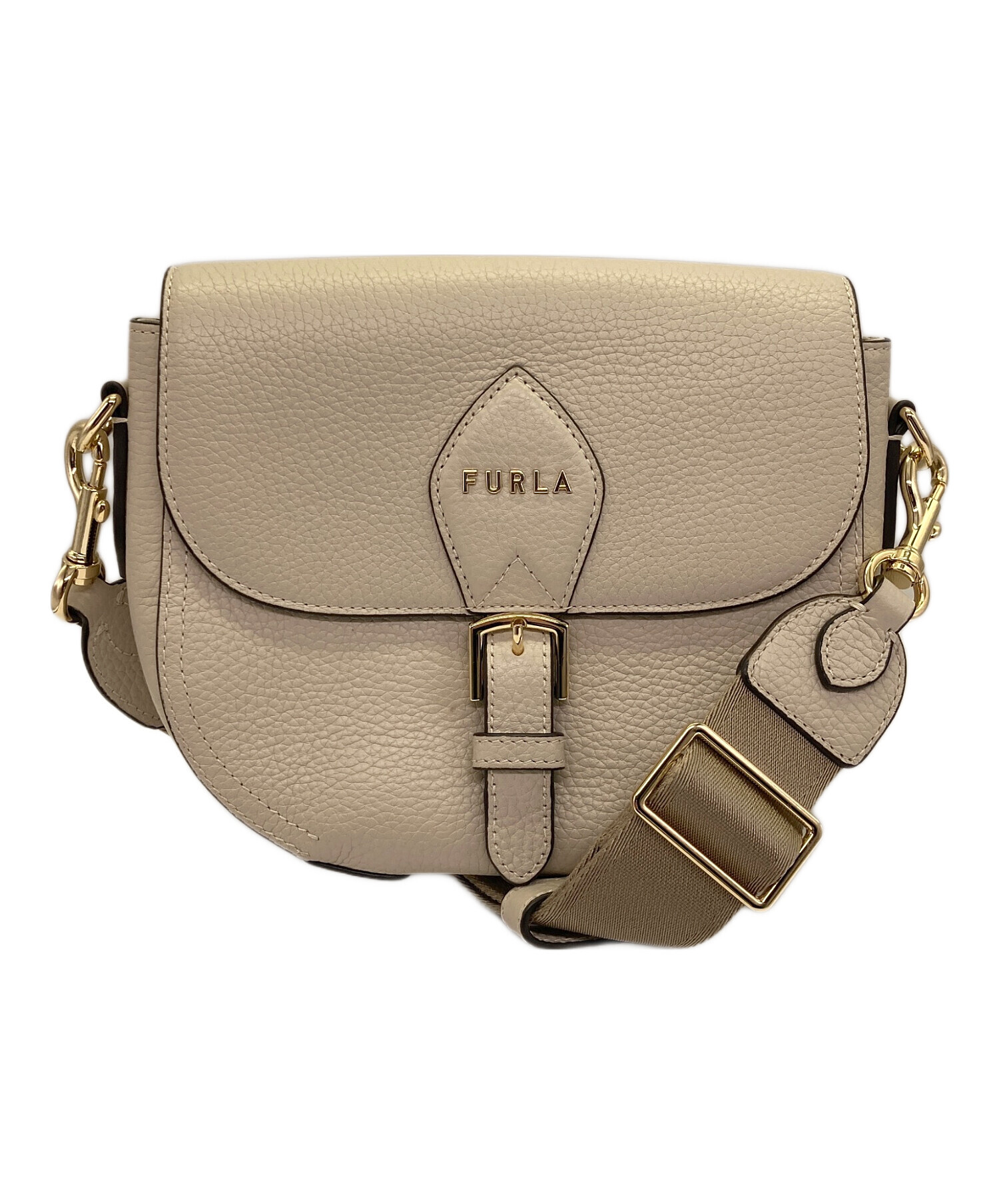 中古・古着通販】FURLA (フルラ) ショルダーバッグ ウラニア ベージュ 