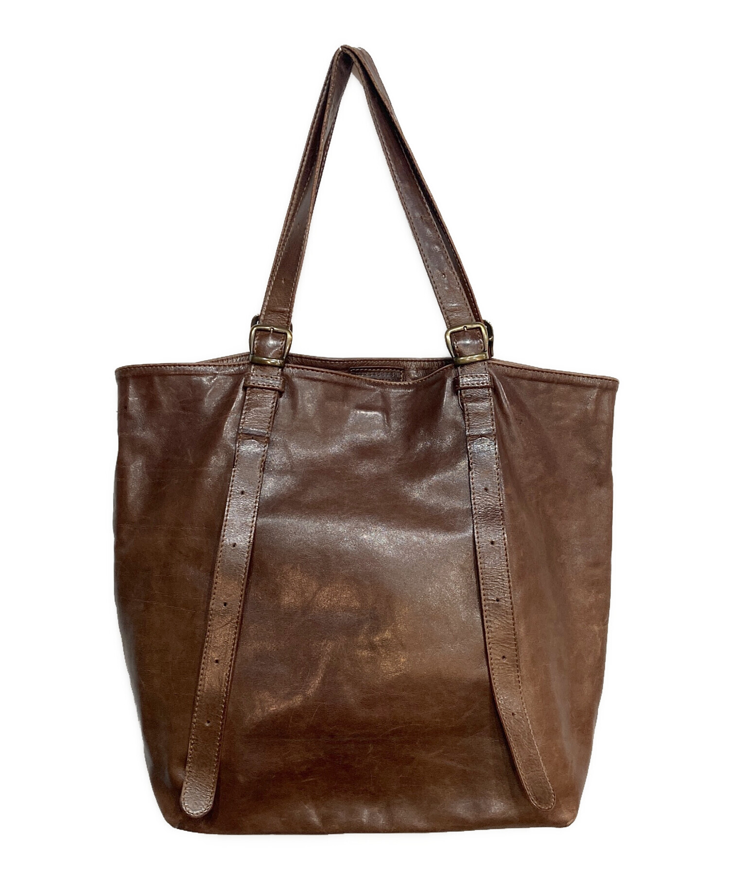 Martin Margiela マルジェラ 11 トートバッグ　レザー 中古・古着通販】Martin Margiela11 (マルタンマルジェラ11) レザー