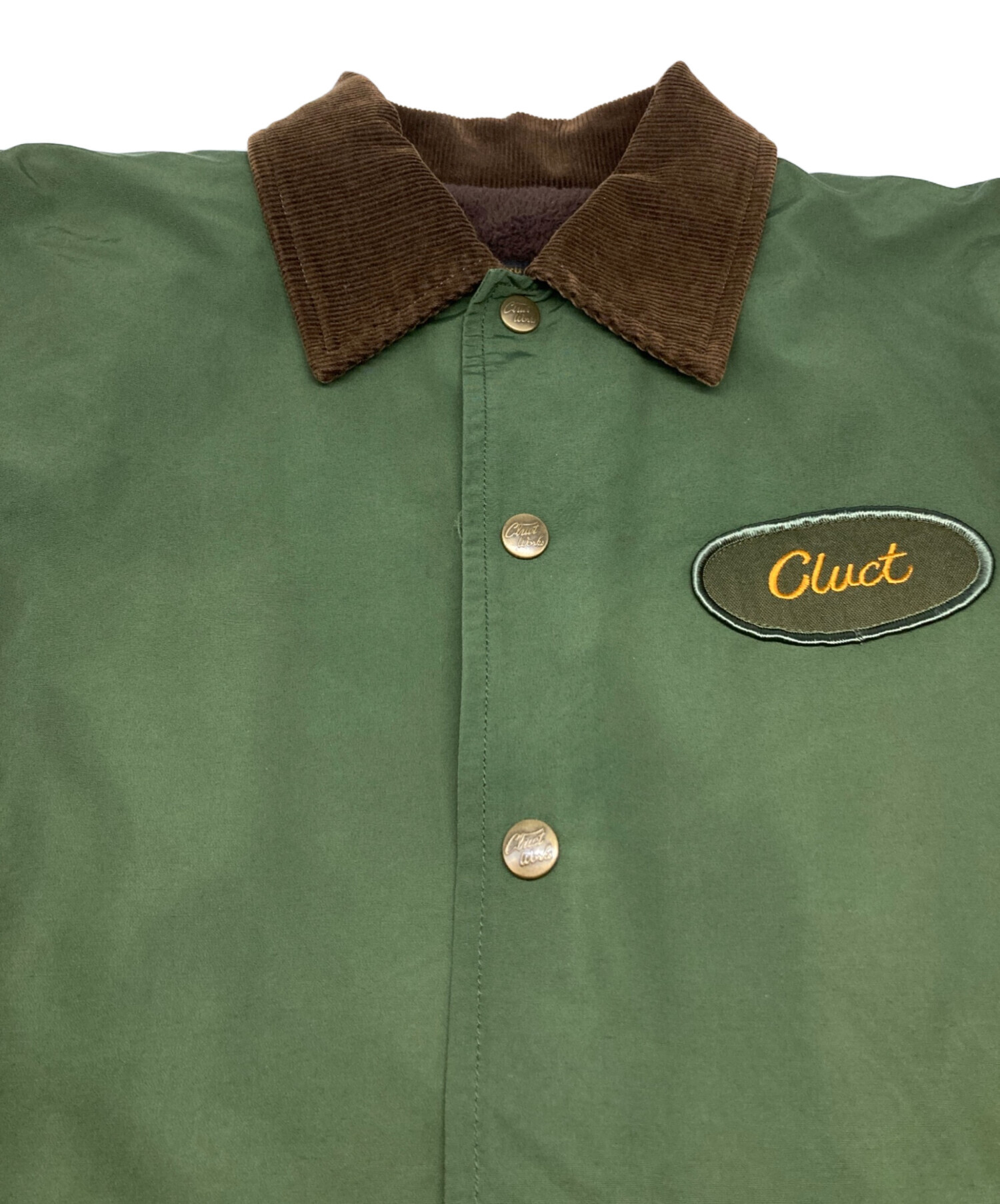 中古・古着通販】CLUCT (クラクト) コーチ ジャケット オリーブ サイズ