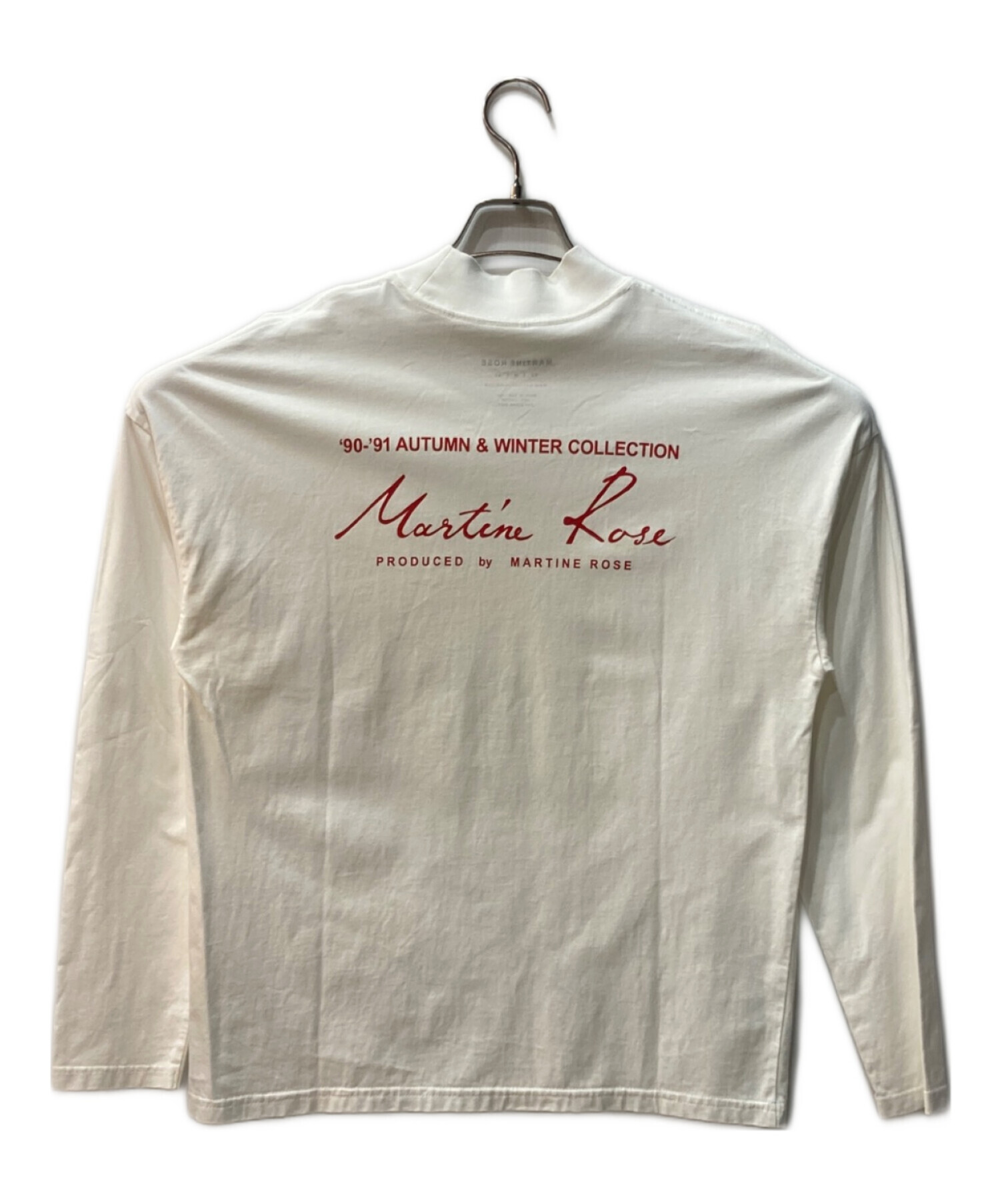 中古・古着通販】MARTINE ROSE (マーティン・ローズ) ロングスリーブT 