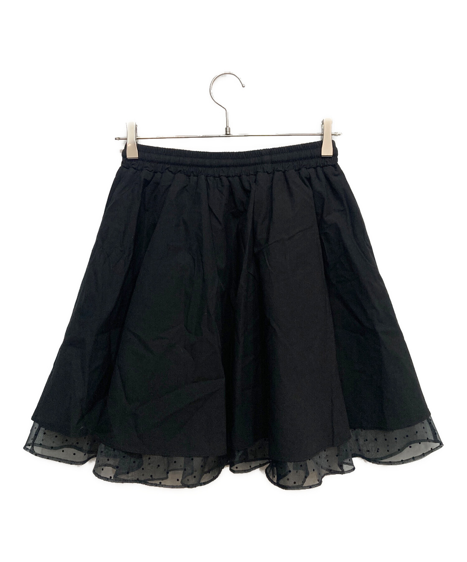 中古・古着通販】OHESHIO (オヘシヲ) FLARE LAYERED BANDING SKIRT